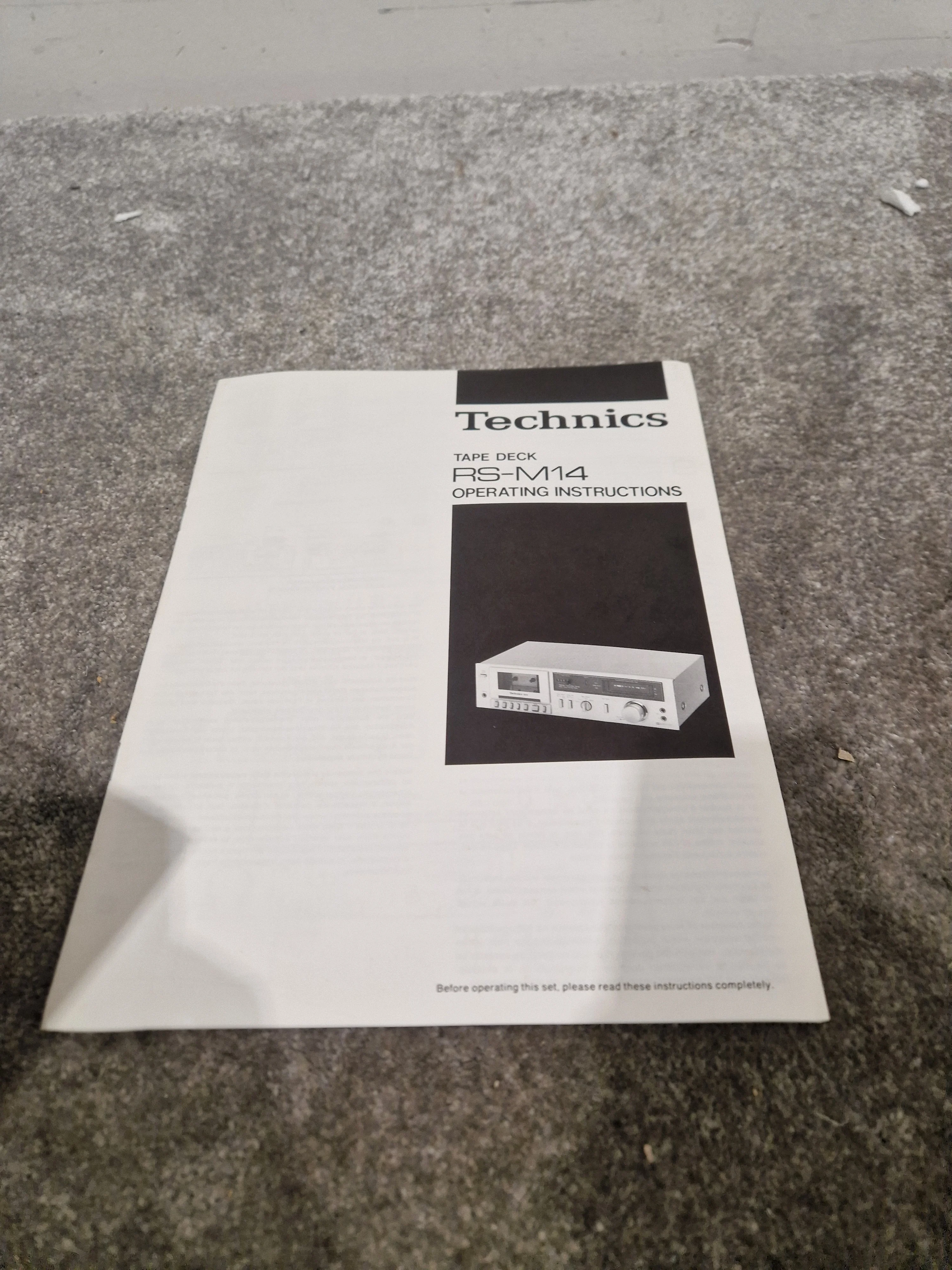 Technica RS-M14 Cassette Deck - Spares or Repair w/ Original Box & Power Cable - Image 11