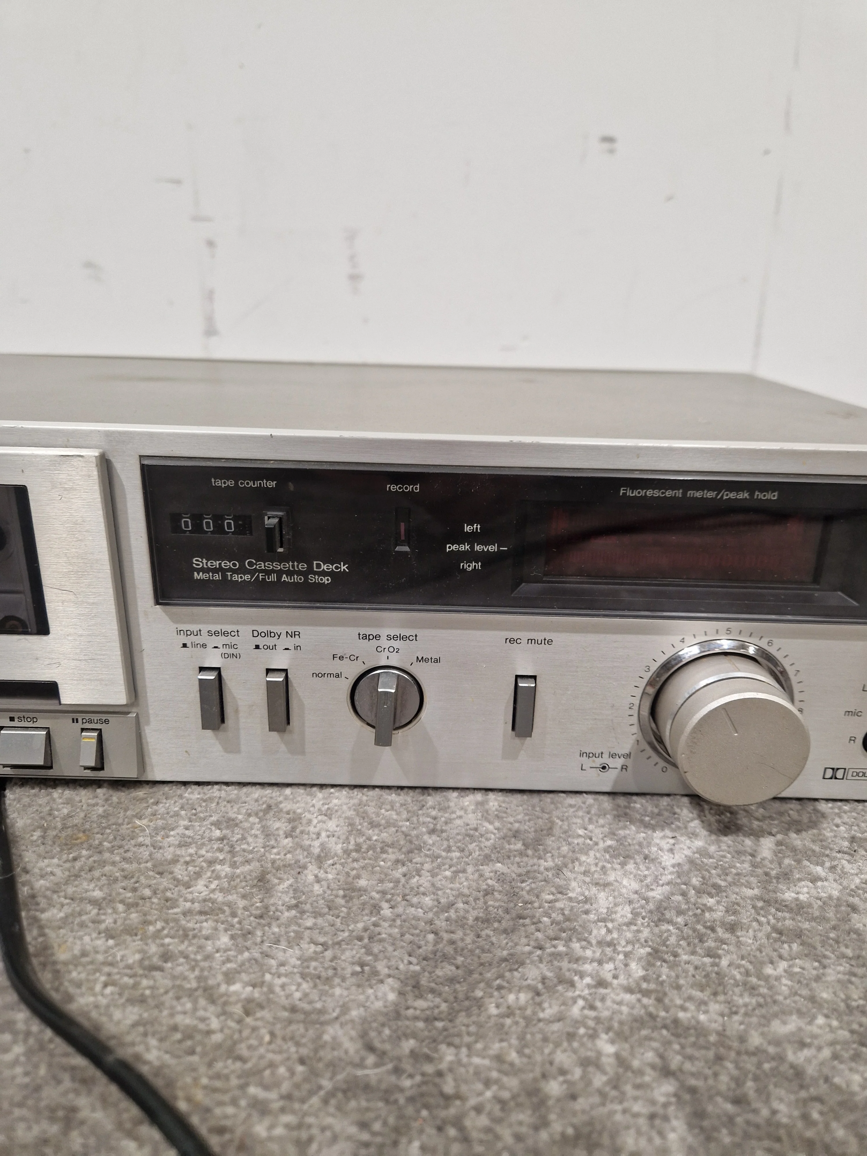 Technica RS-M14 Cassette Deck - Spares or Repair w/ Original Box & Power Cable - Image 2
