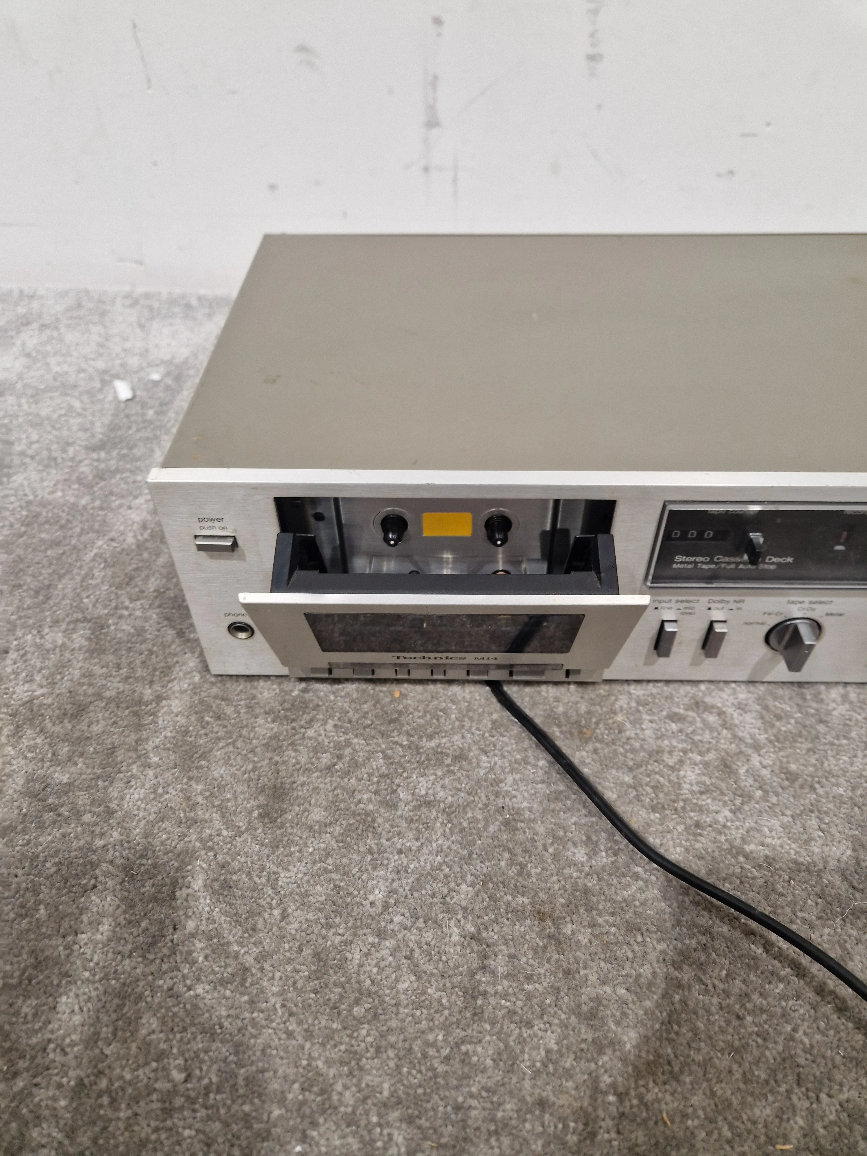 Technica RS-M14 Cassette Deck - Spares or Repair w/ Original Box & Power Cable - Image 6