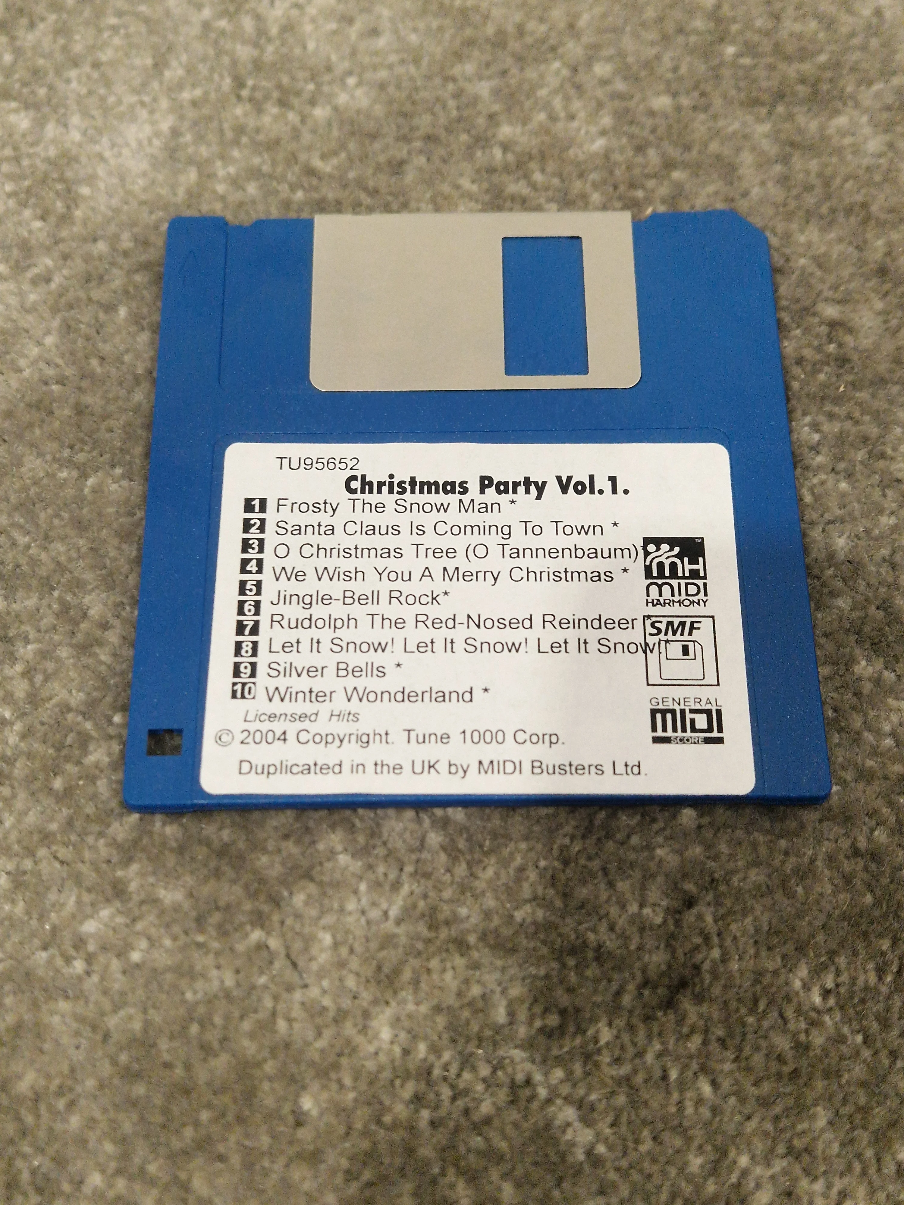 Technics Christmas Party Vol.1 Floppy Disc - Vintage Music Collection - Excellent - Image 3