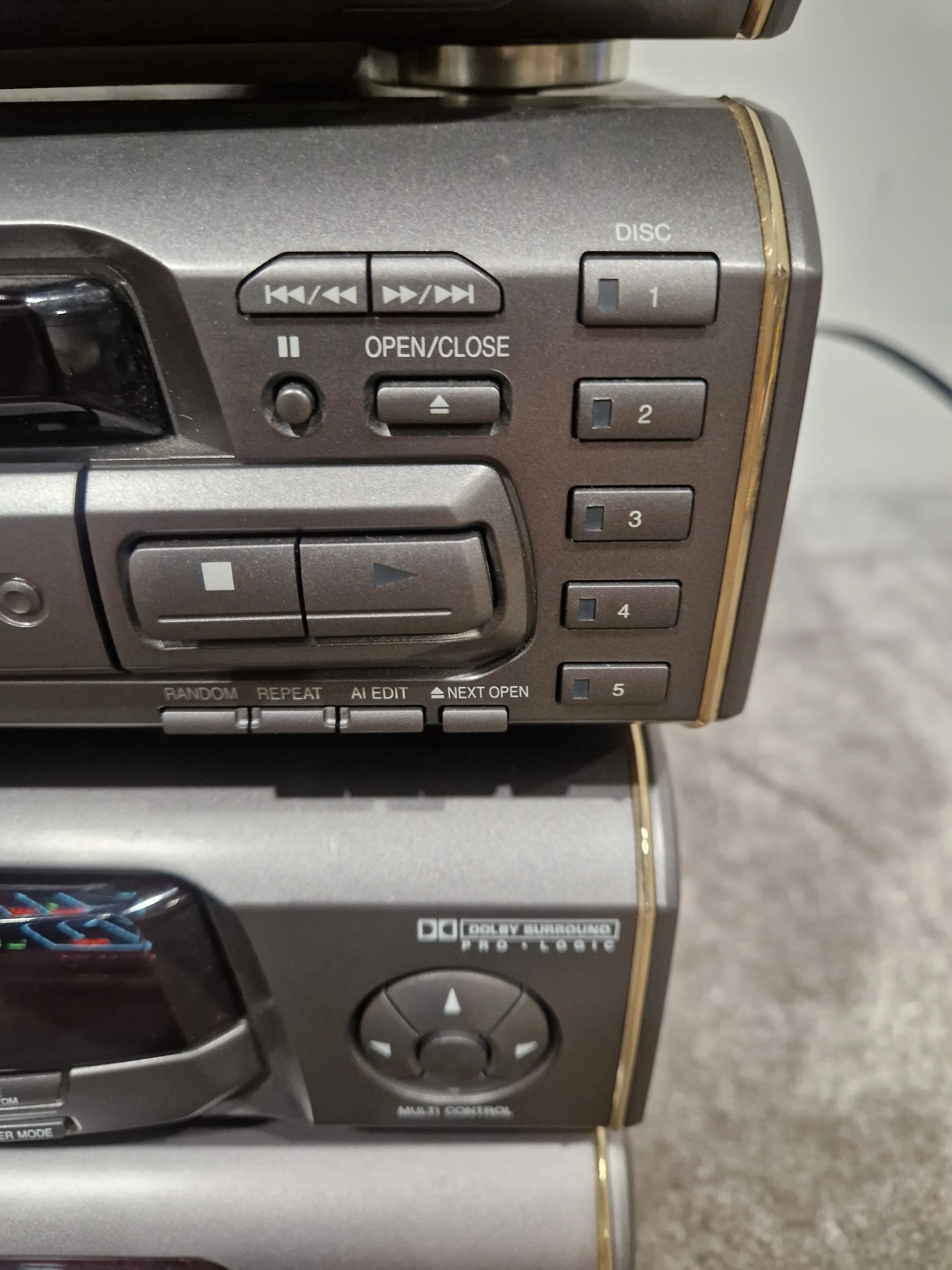 Technics HI-FI Set SA-EH600 Audio System - Multi-Disc Changer - Excellent w/ Original Box & Power Cable - Image 10