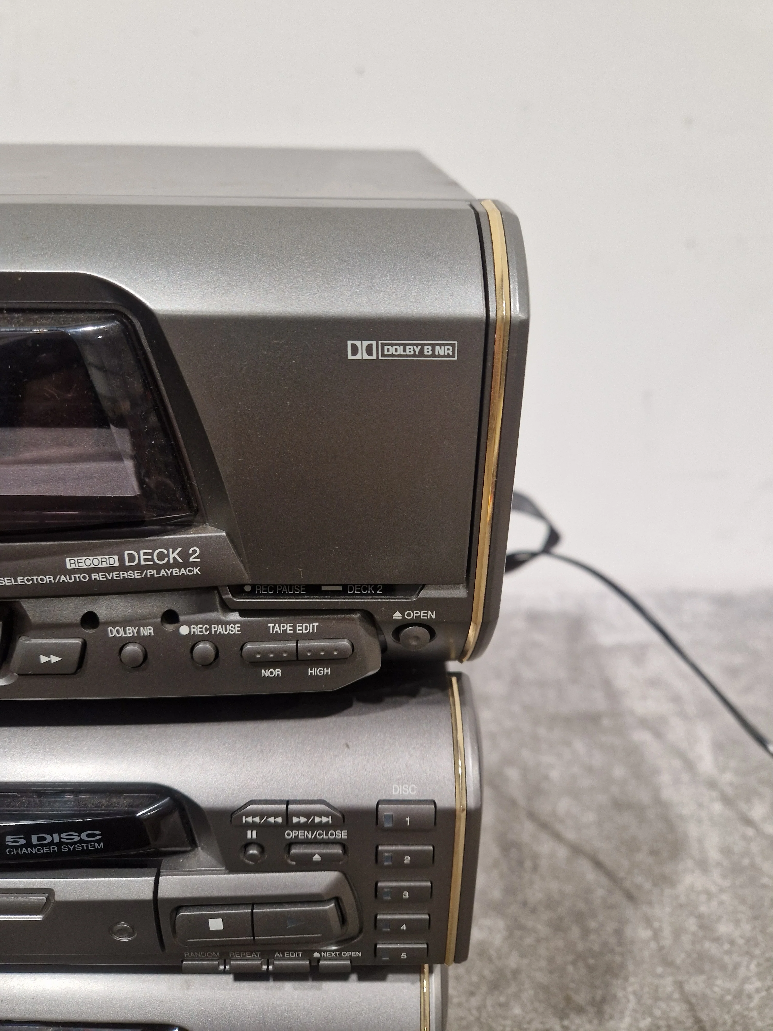 Technics HI-FI Set SA-EH600 Audio System - Multi-Disc Changer - Excellent w/ Original Box & Power Cable - Image 12