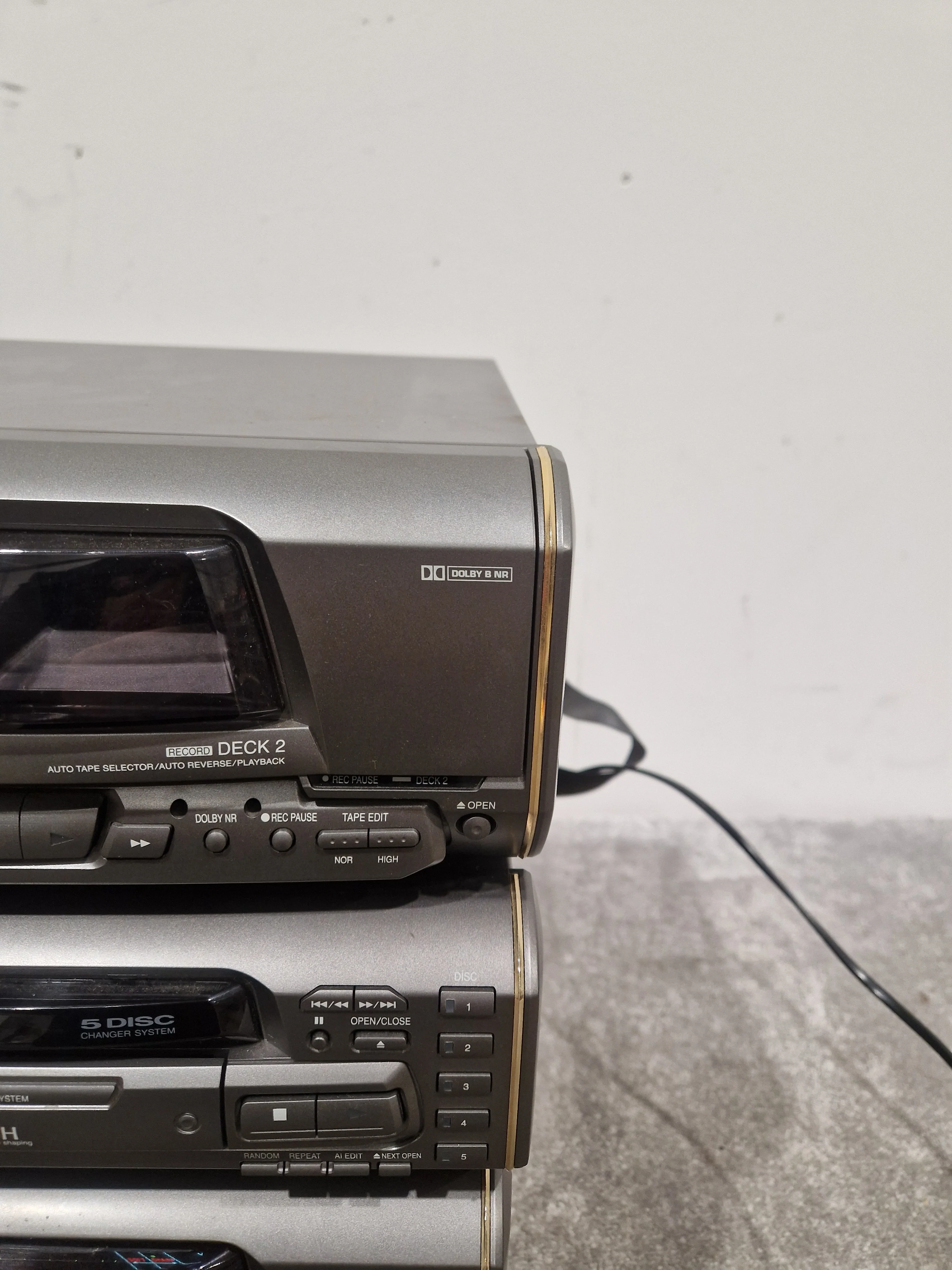 Technics HI-FI Set SA-EH600 Audio System - Multi-Disc Changer - Excellent w/ Original Box & Power Cable - Image 4