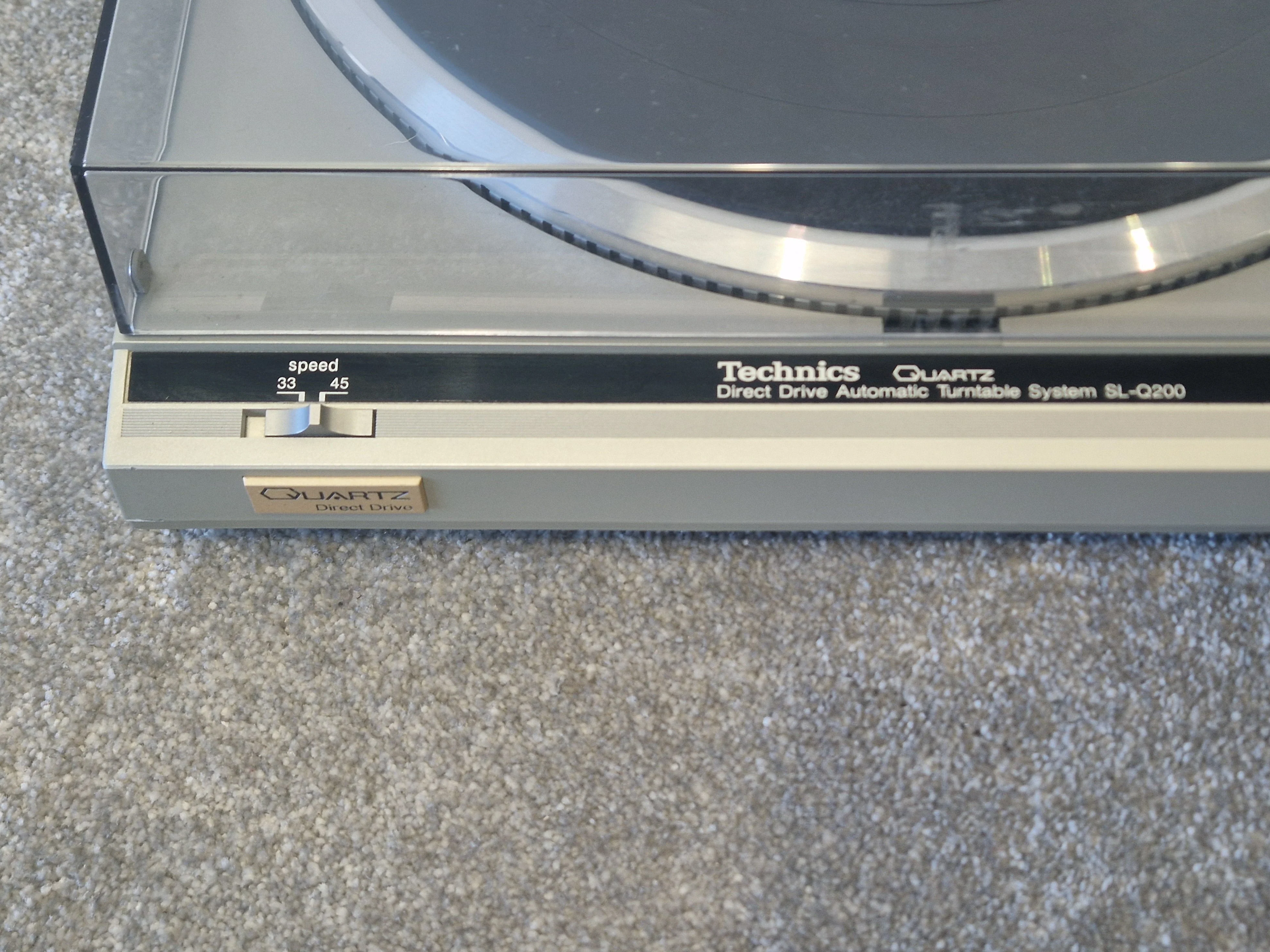 Technics SL-Q300 Quartz Turntable - Direct Drive Deck - Fair - Image 6