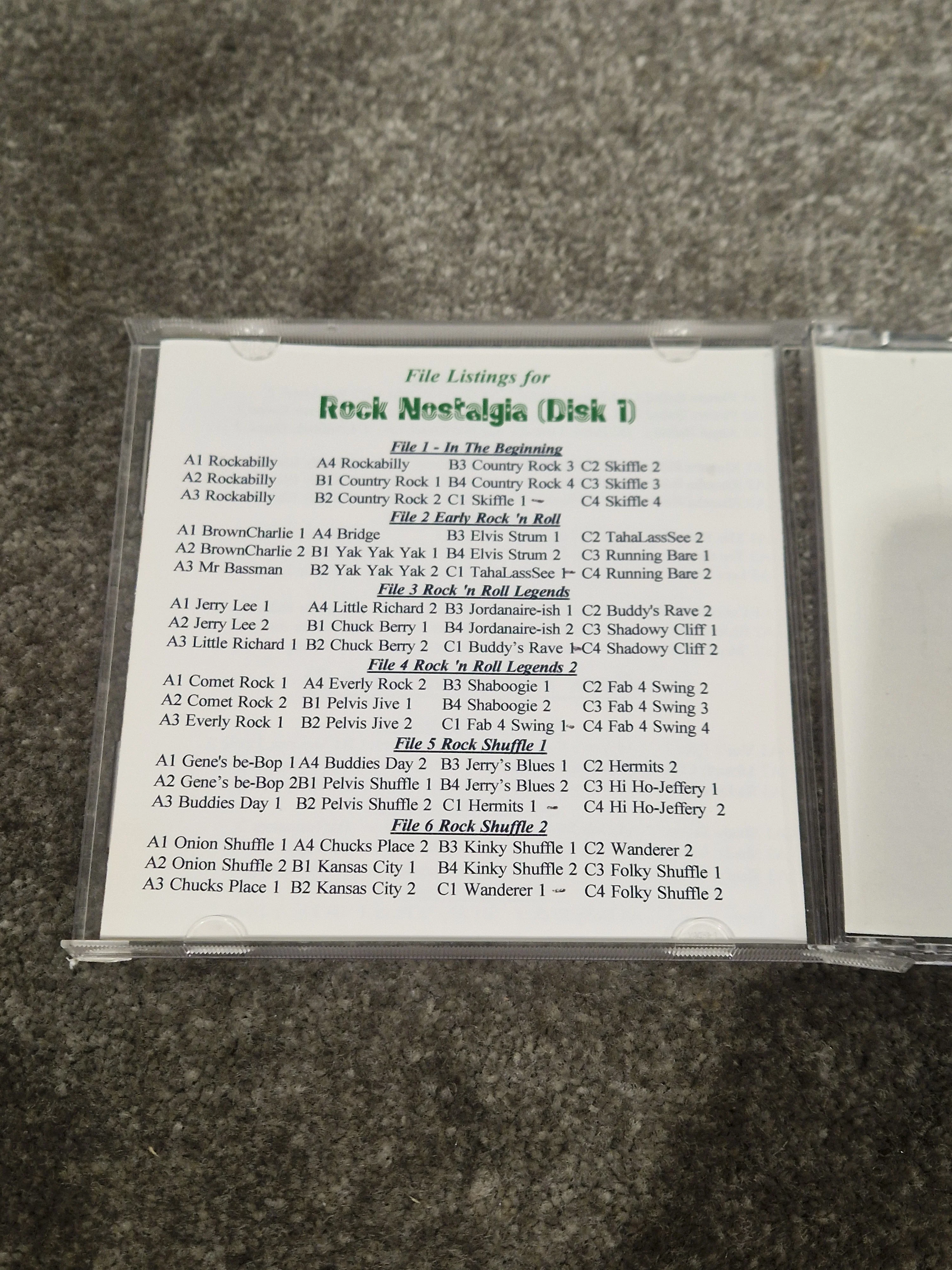 Technics Rock Nostalgia For Kn5000-7000 Sound Module - Vintage Sound Expansion - Excellent - Image 6