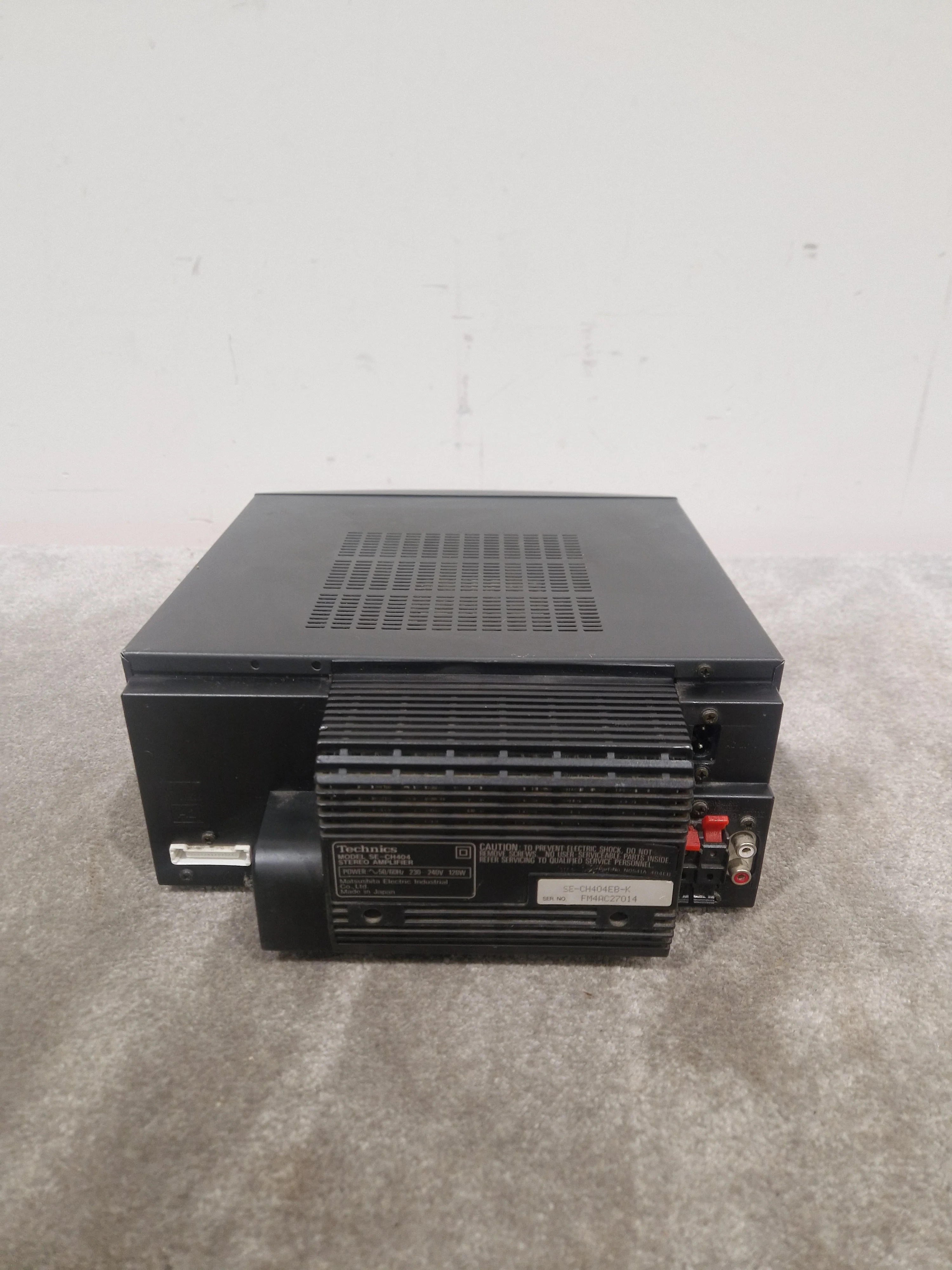 Technics RS-CH404 Amplifier Black - Good - Image 6