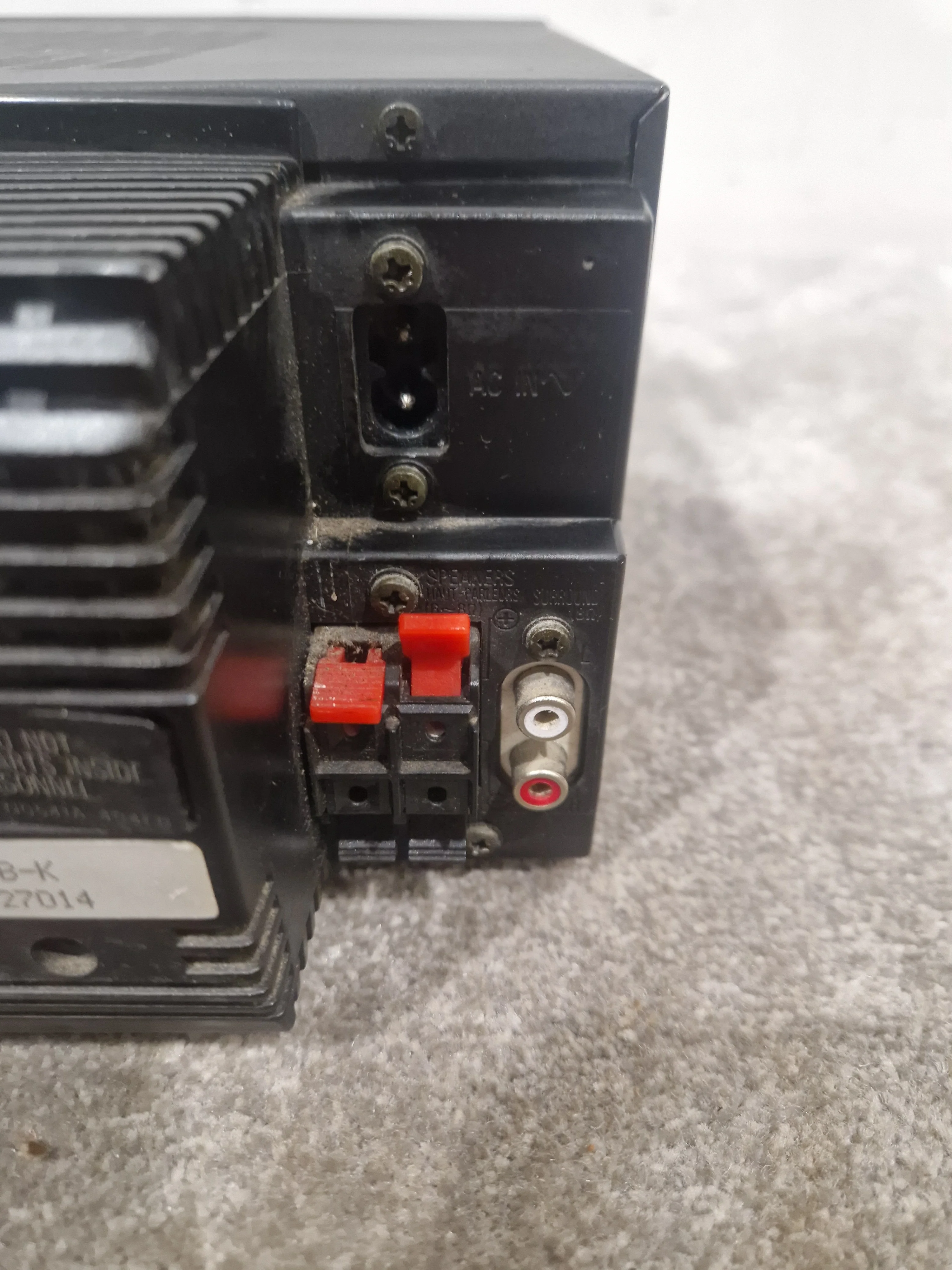 Technics RS-CH404 Amplifier Black - Good - Image 8