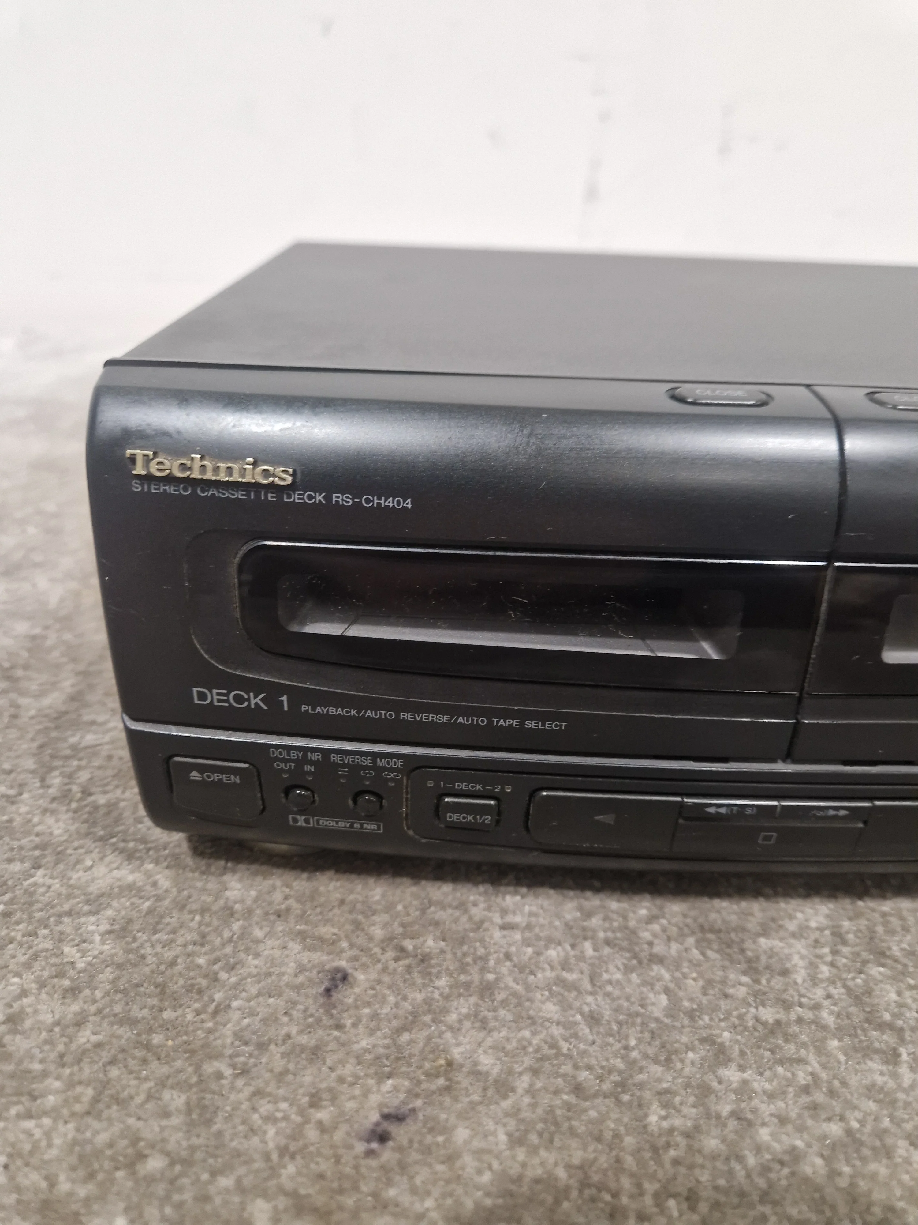 Technics RS-CH404 cassette deck black - Good - Image 3