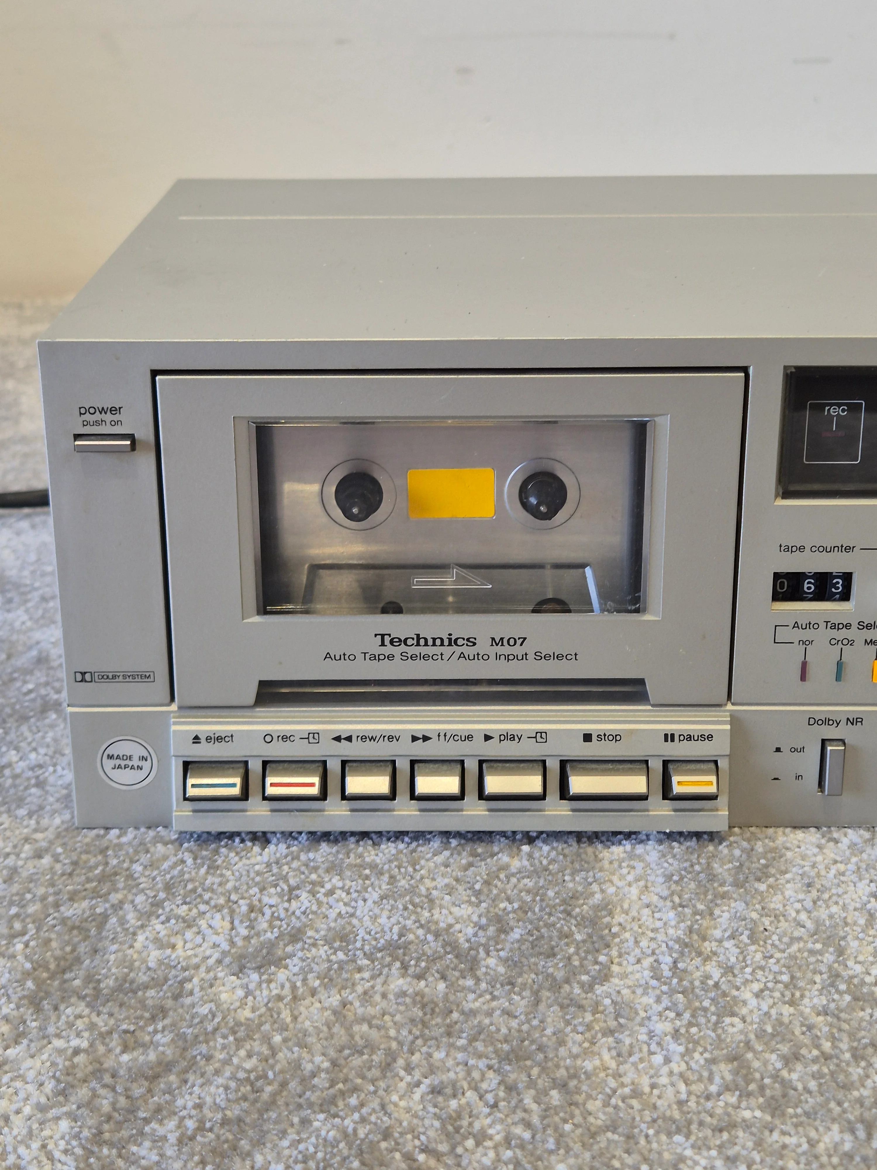 Technics RS-M07 - Stereo Cassette Deck - Very Good - Image 3