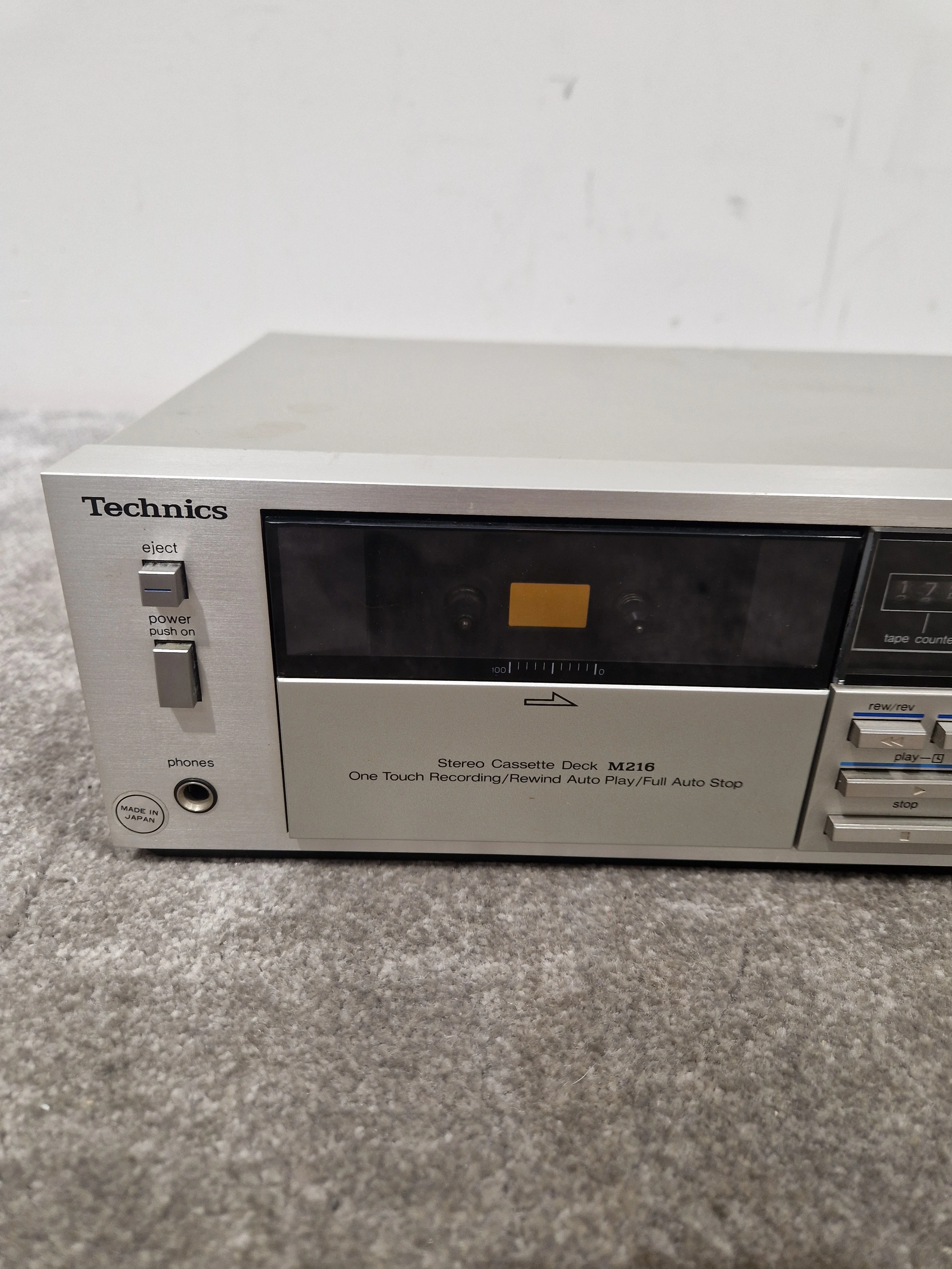 Technics RS-M216 - Cassette Deck - Spares or Repair w/ Manual - Image 3
