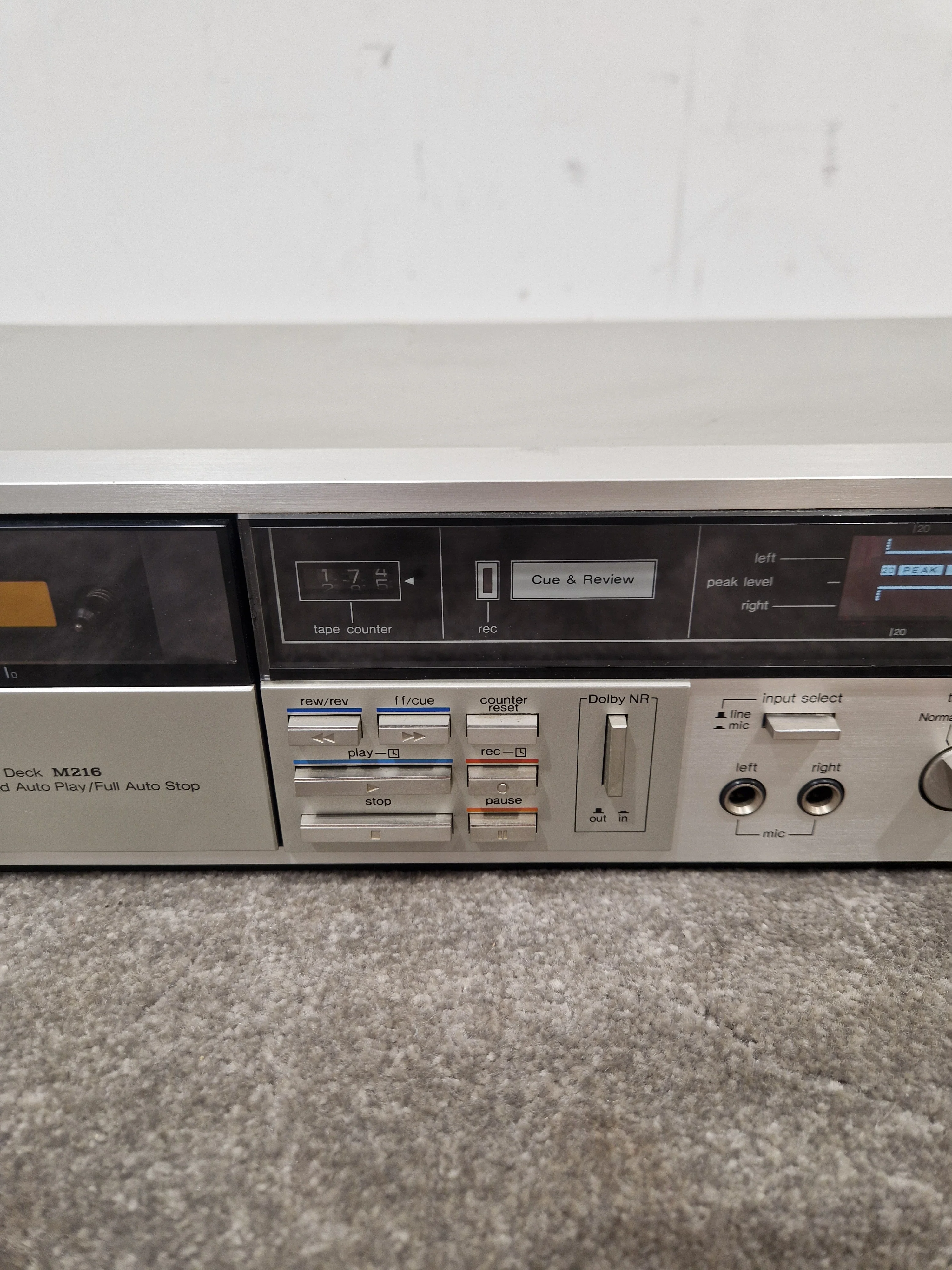 Technics RS-M216 - Cassette Deck - Spares or Repair w/ Manual - Image 4