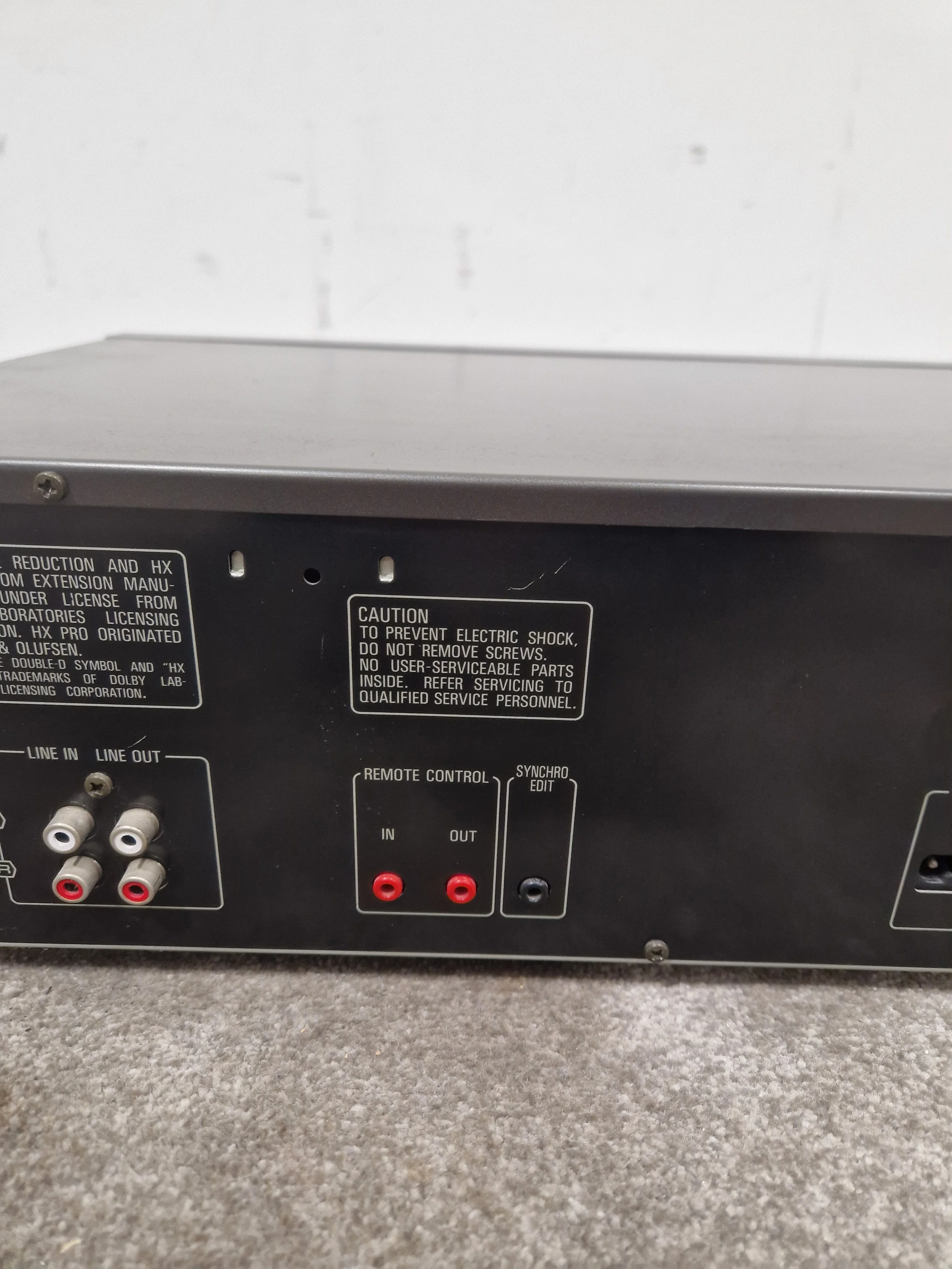 Technics RS-TR355 Cassette Deck - Dual Cassette - Spares or Repair w/ Power Supply - Image 8