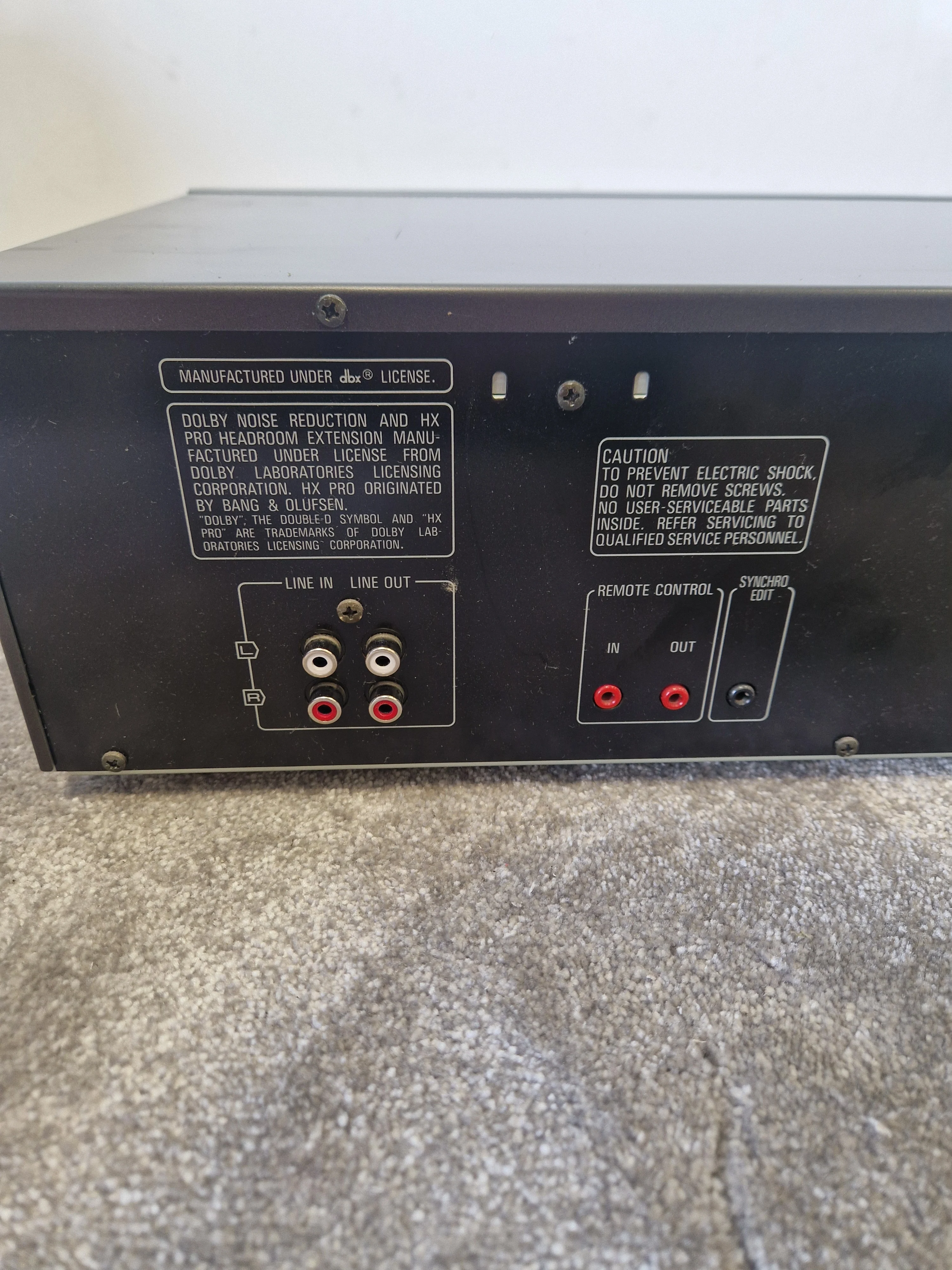 Technics RS-TR555 Dual Cassette Deck – Auto Reverse, Dolby HX Pro - Excellent - Image 11