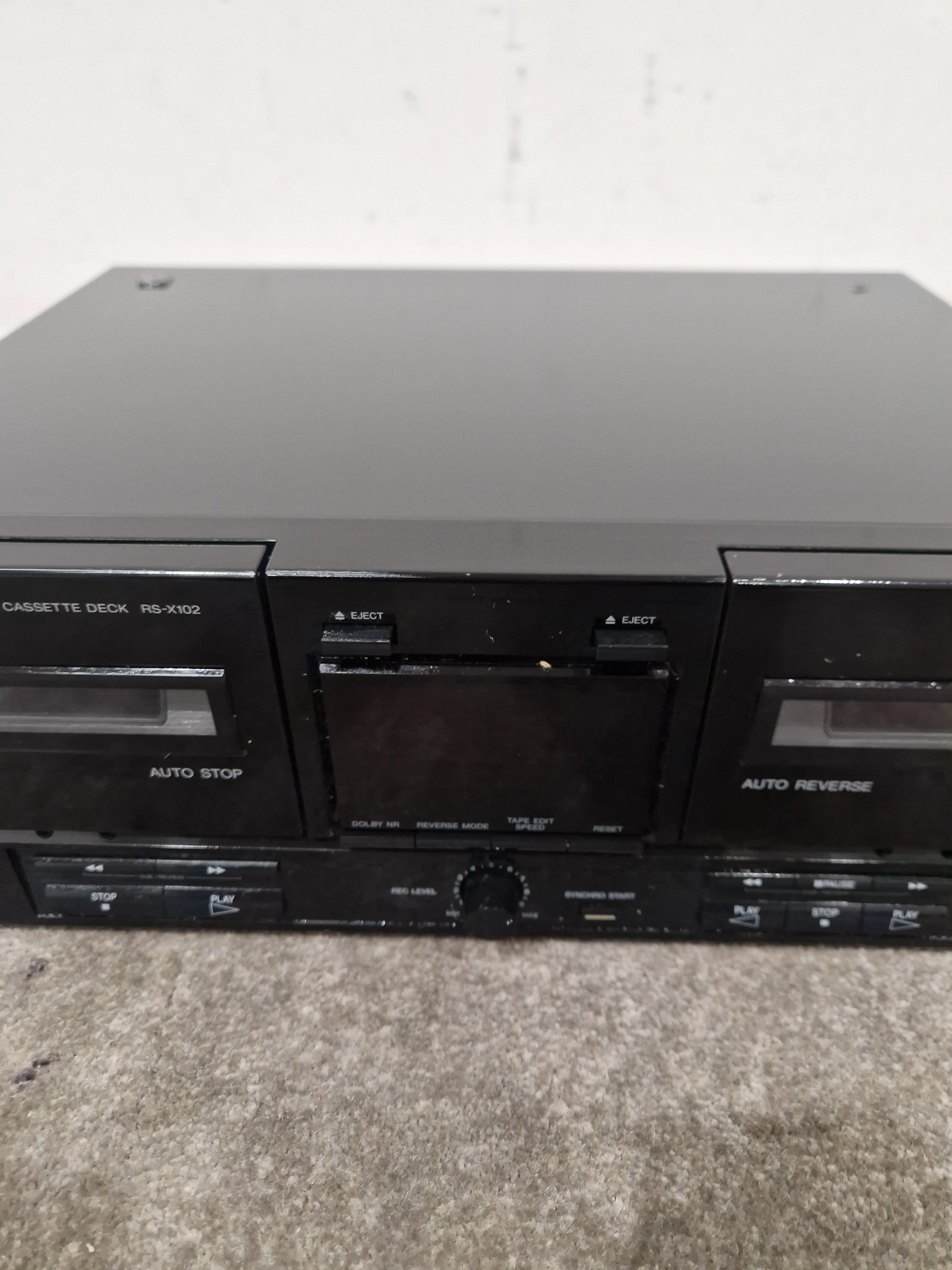 Technics RS-X102 - Stereo Double Cassette Deck - Good - Image 2