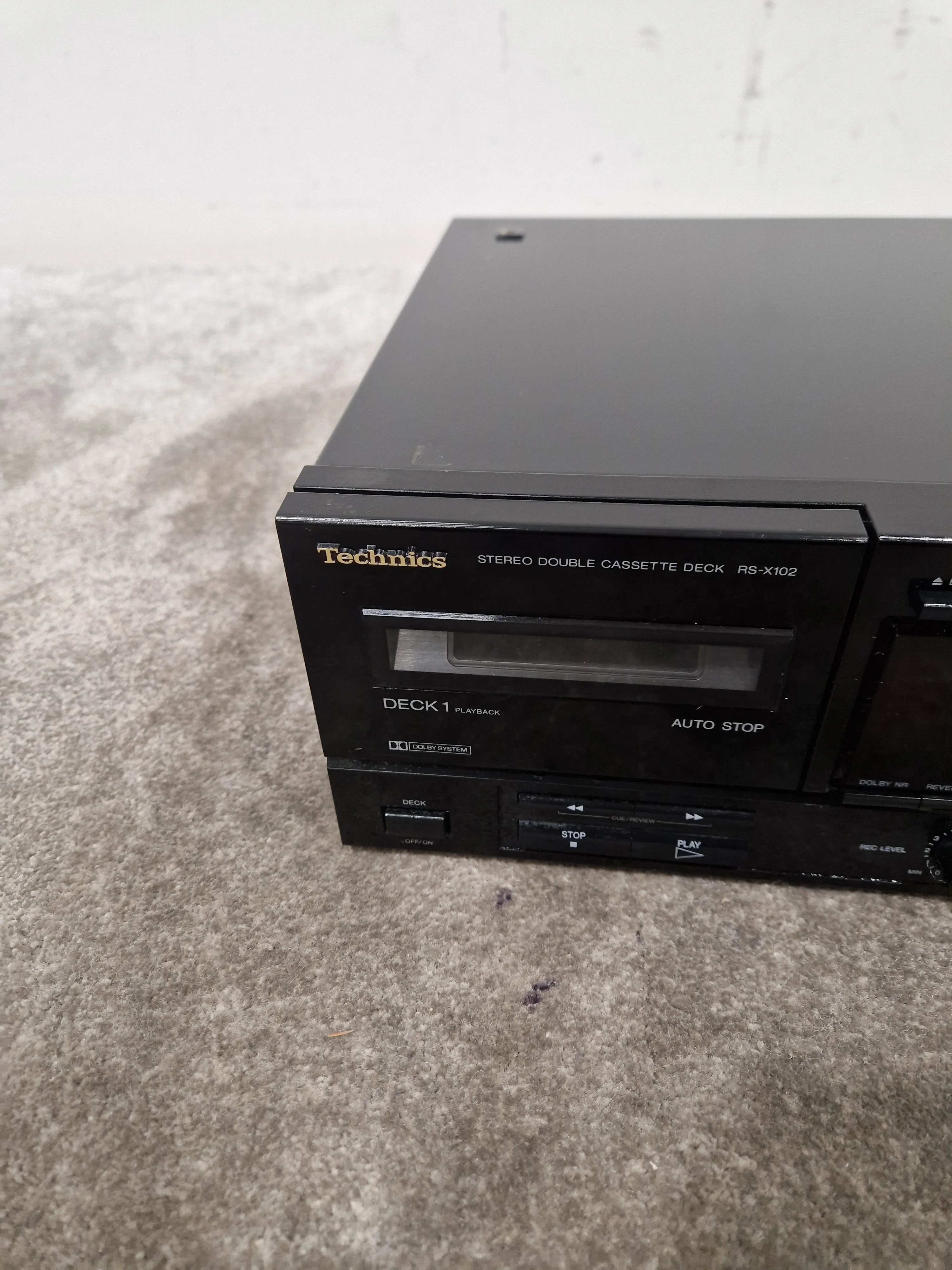 Technics RS-X102 - Stereo Double Cassette Deck - Good - Image 4
