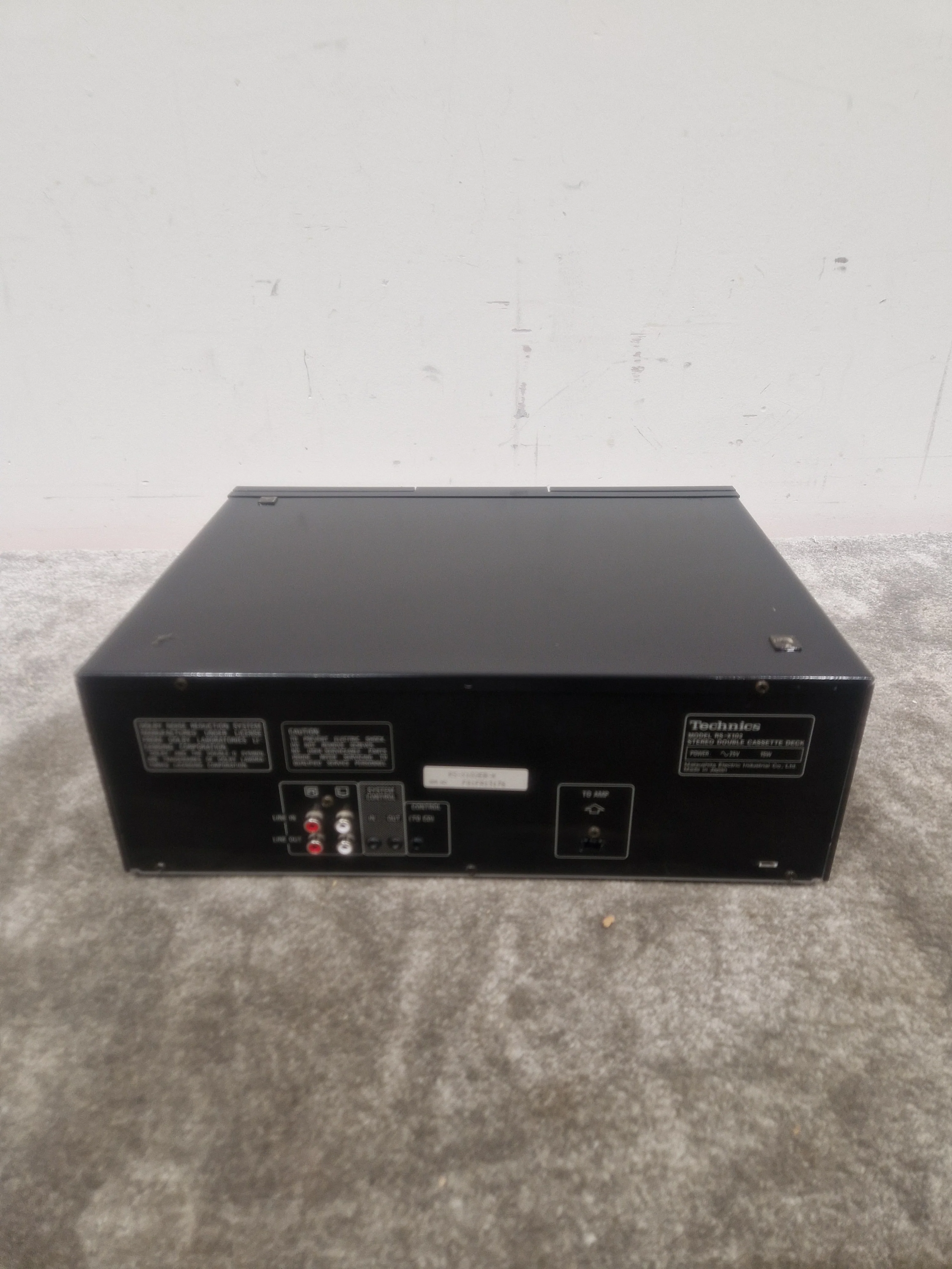 Technics RS-X102 - Stereo Double Cassette Deck - Good - Image 6