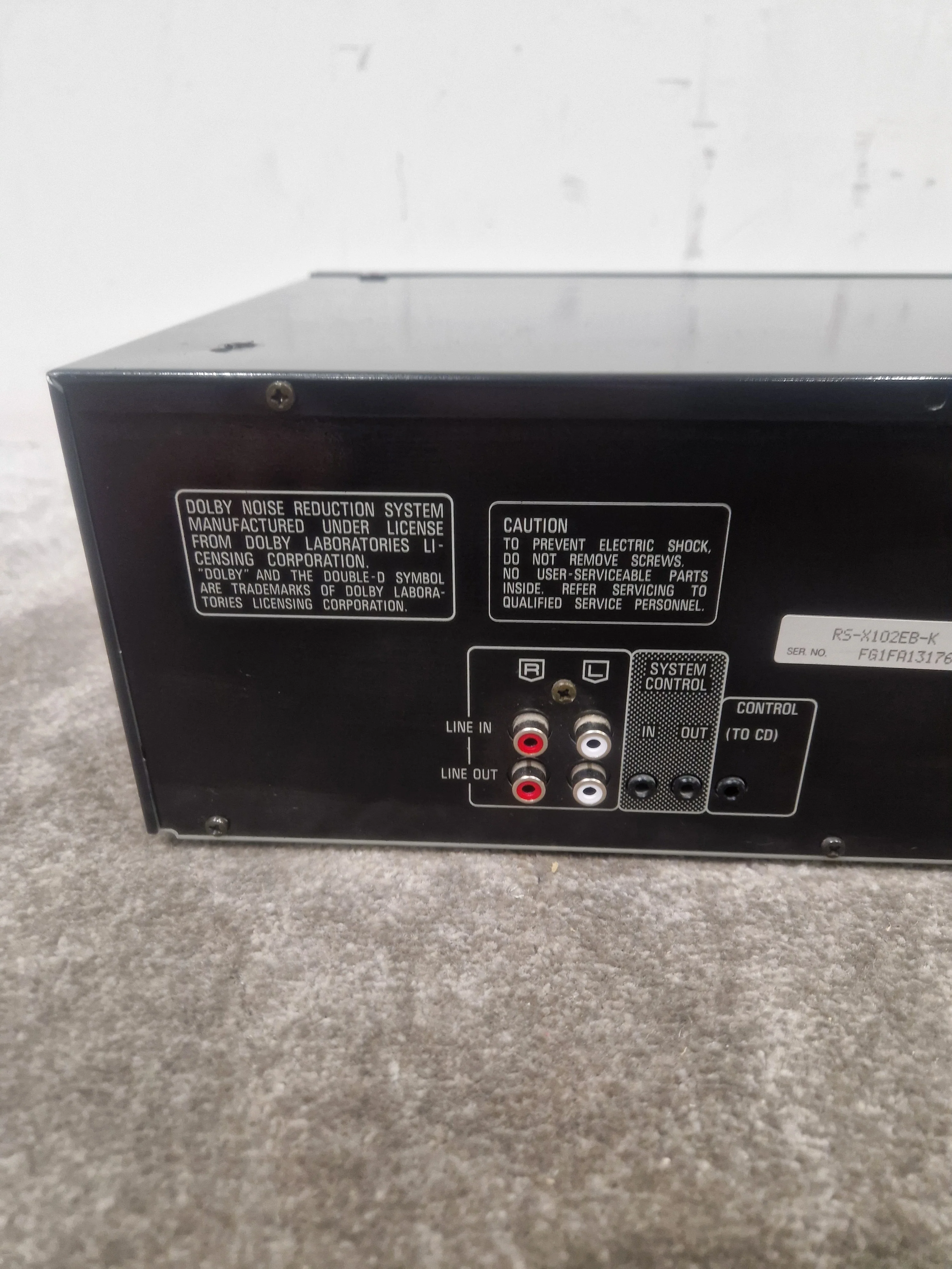 Technics RS-X102 - Stereo Double Cassette Deck - Good - Image 8