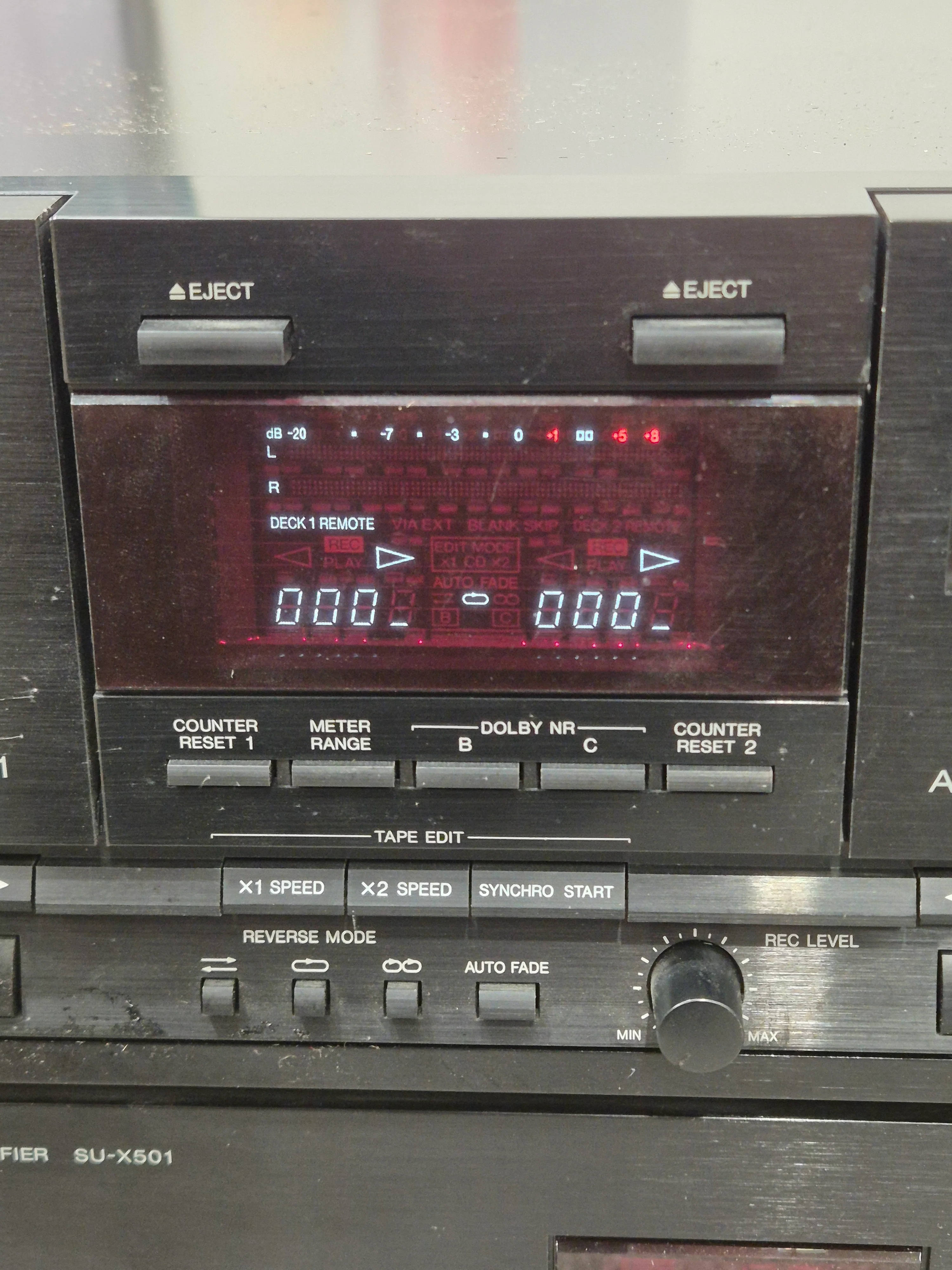 Technics RS-X501 - Stereo Double Cassette Deck - Excellent - Image 2