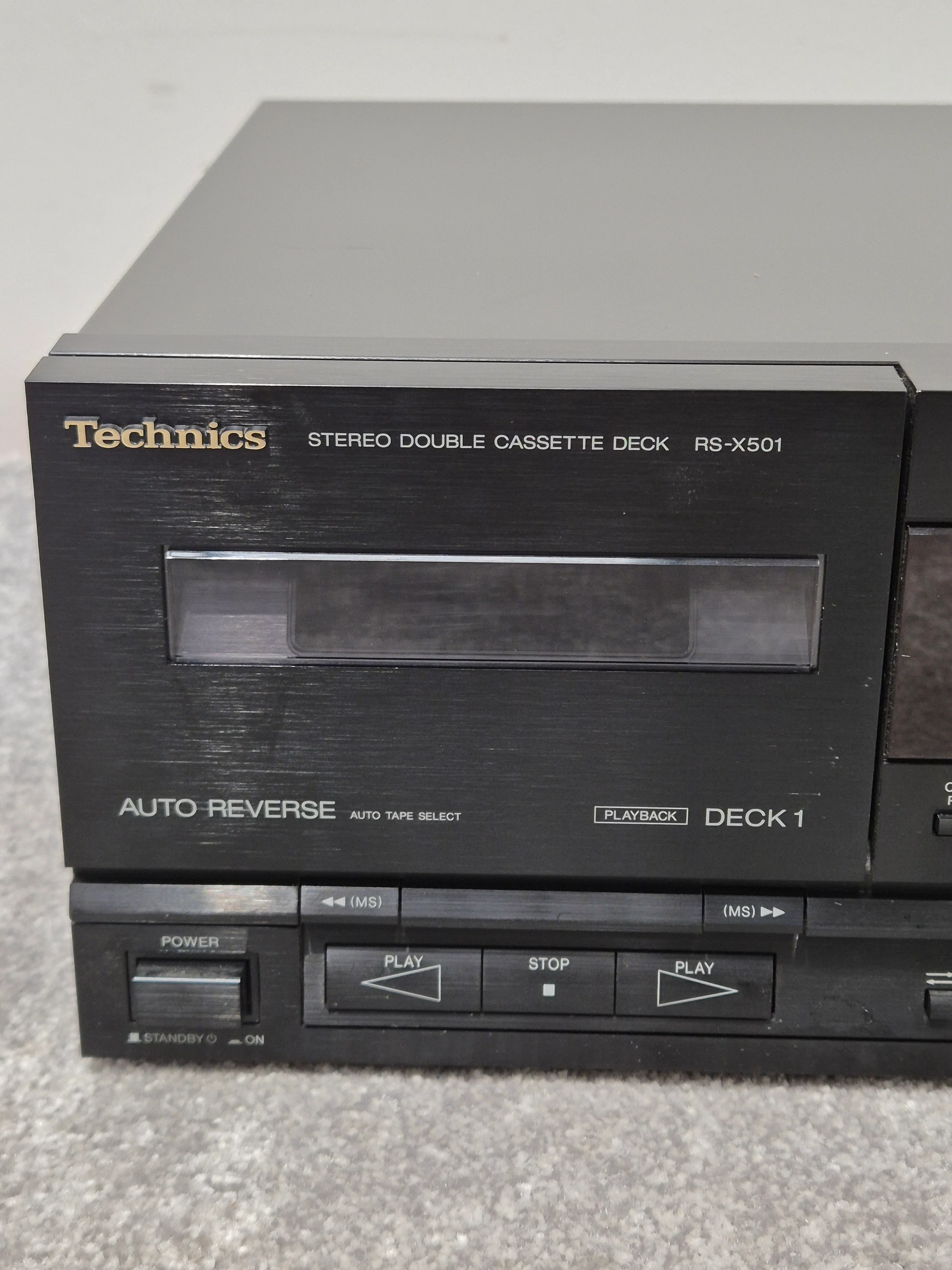 Technics RS-X501 - Stereo Double Cassette Deck - Excellent - Image 4