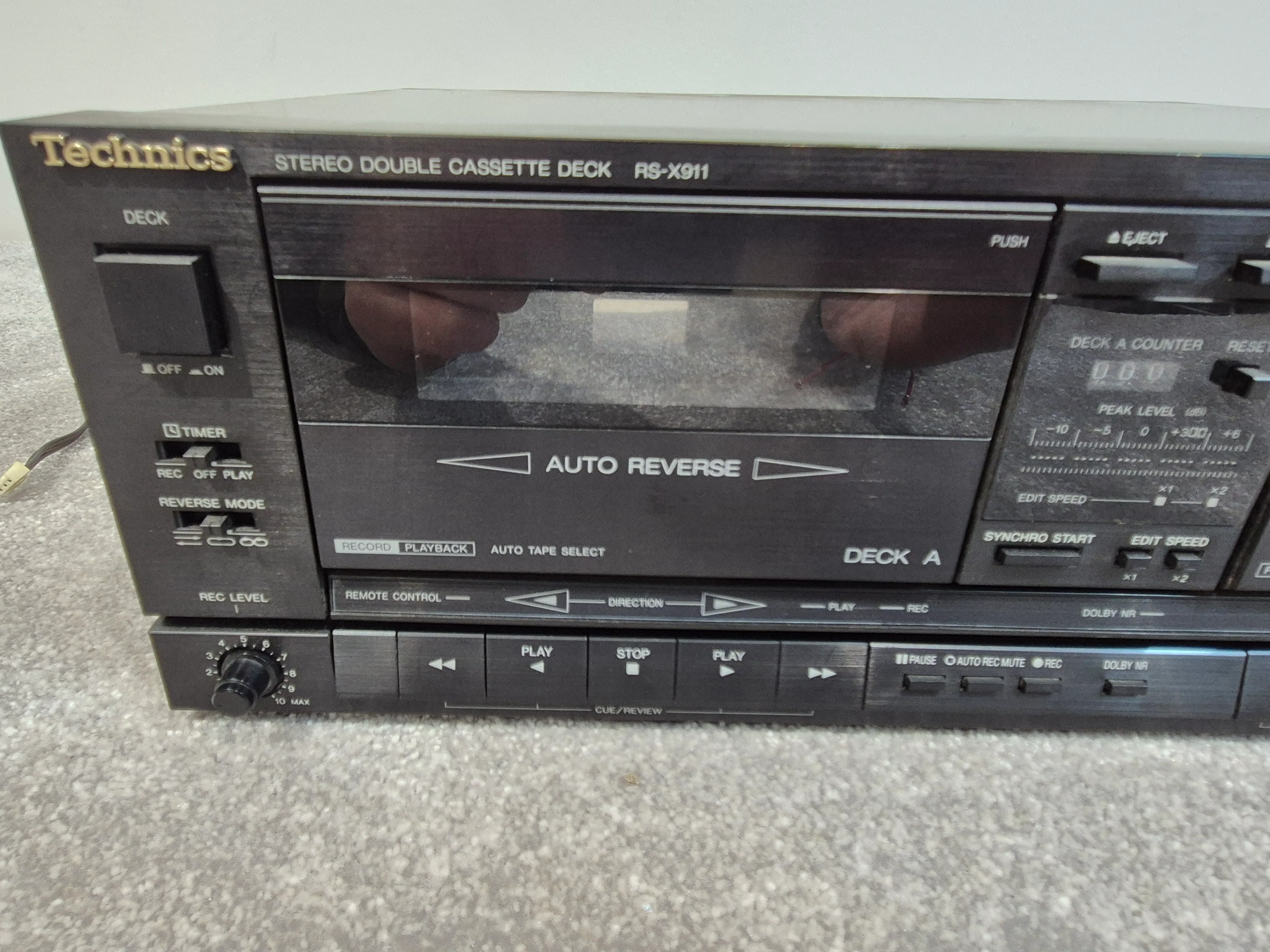 Technics RS-X911 - Stereo Double Cassette Deck (Read Description) - Image 3