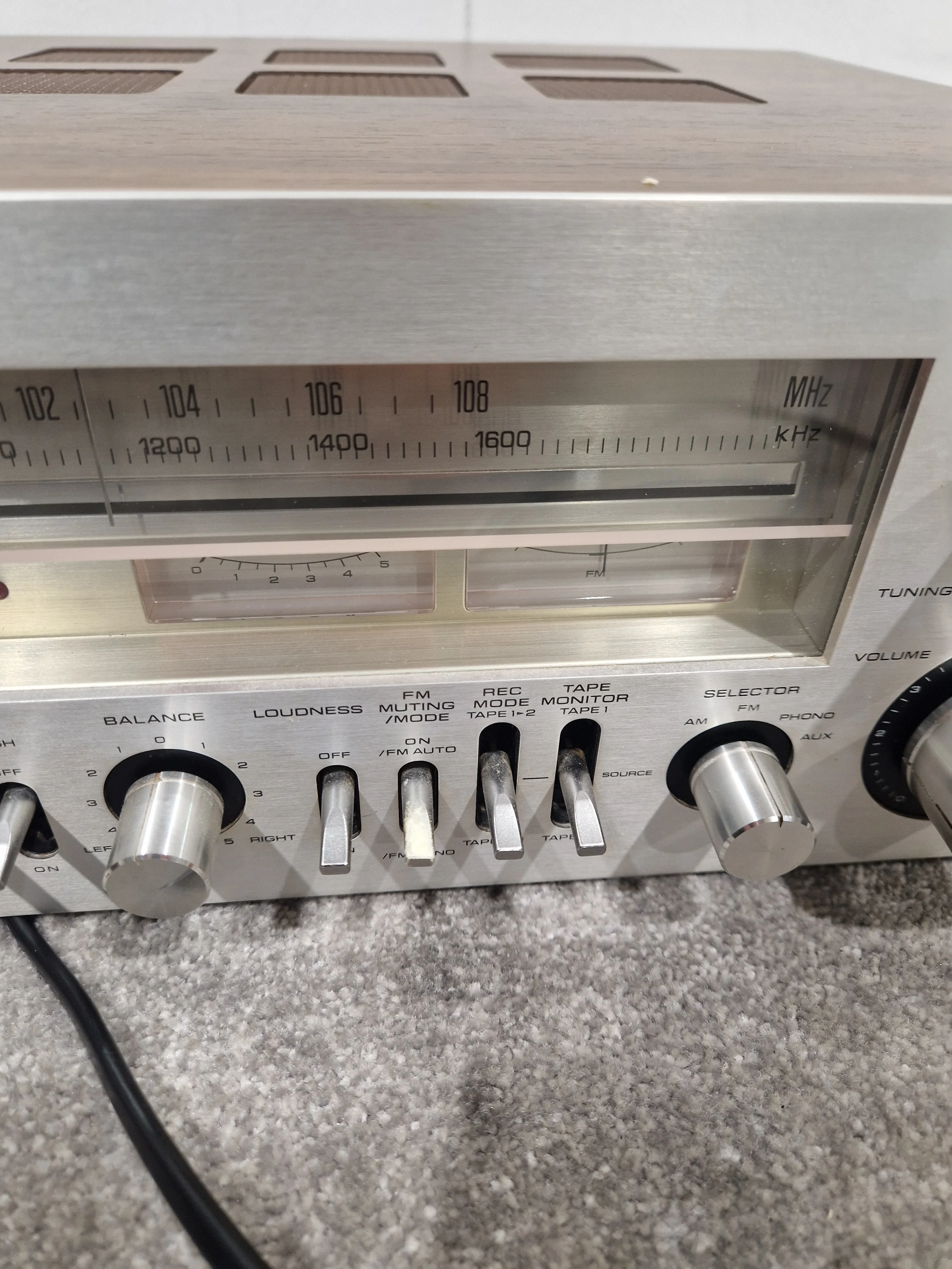 Technics SA-400 - Vintage Stereo Receiver - Good w/ Power Supply - Image 3