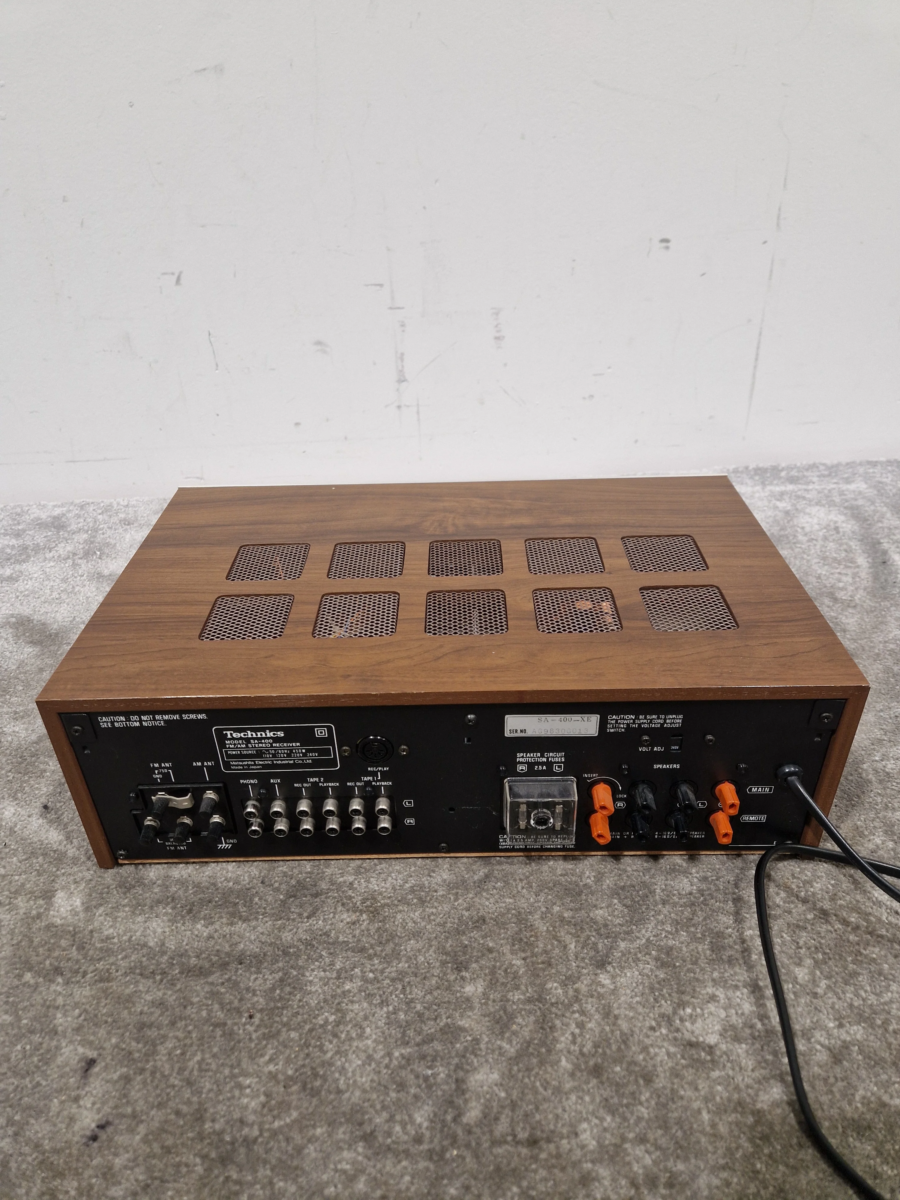 Technics SA-400 - Vintage Stereo Receiver - Good w/ Power Supply - Image 5