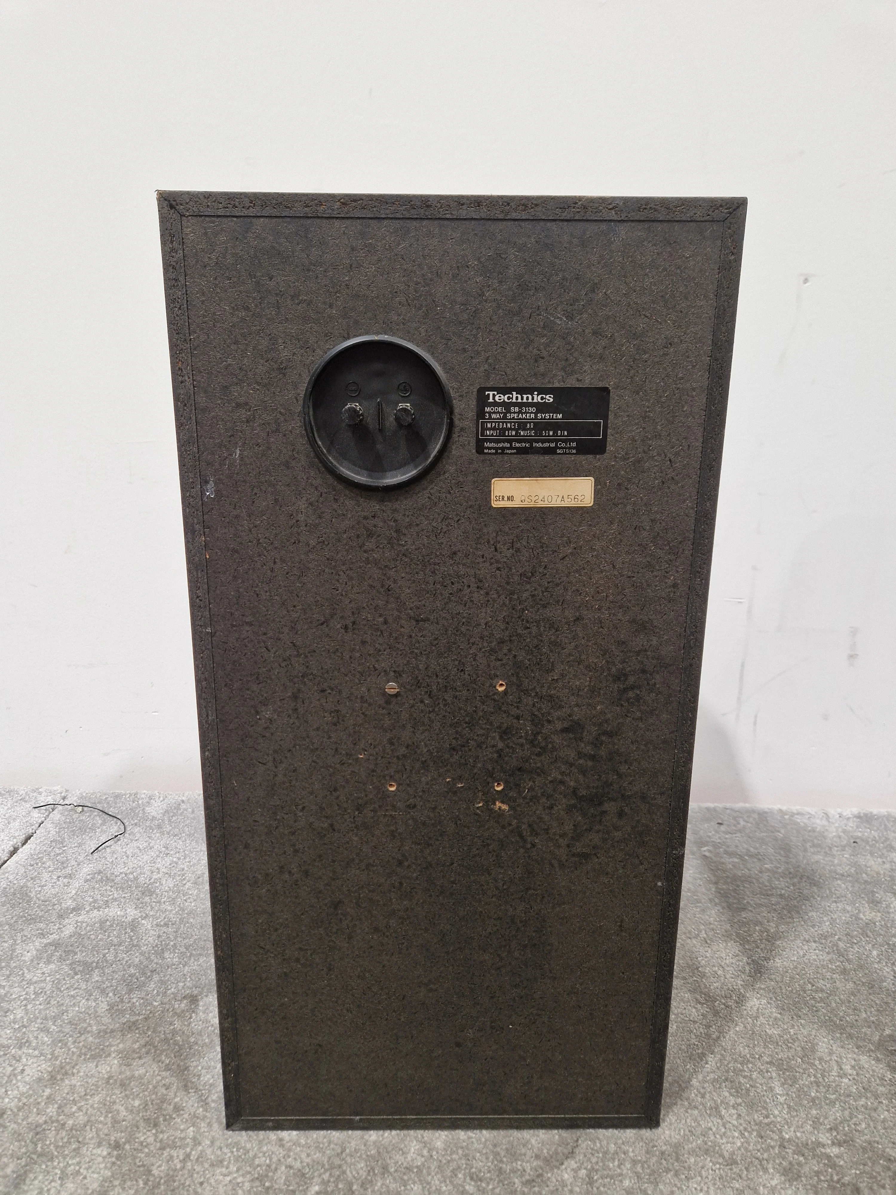 Technics Sb-3130 Pair of Speakers - 3-Way Design, 50W Power - Very Good w/ Manuals - Image 7
