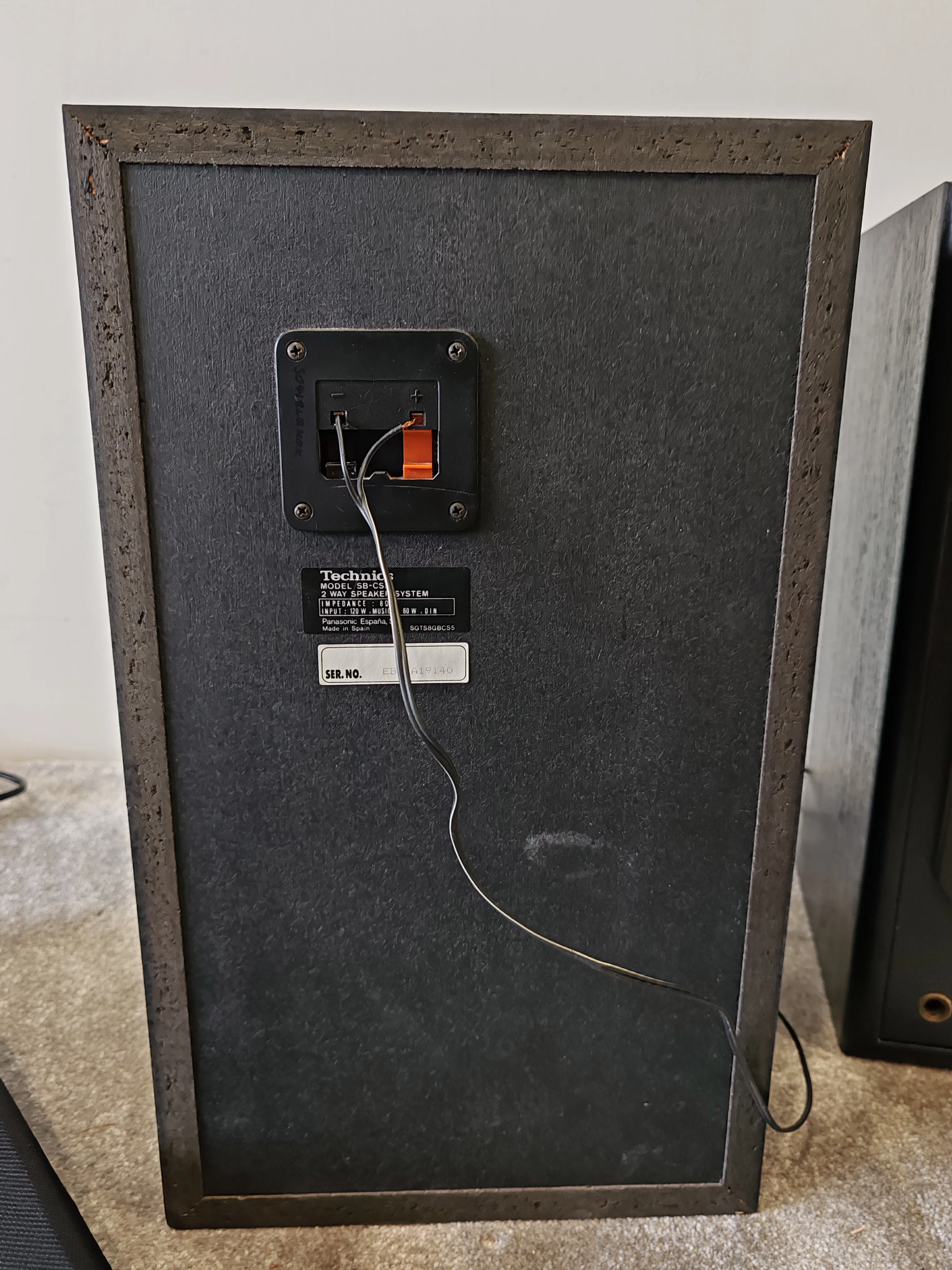 Technics SB-CS5 Hi-Fi Speaker System Pair- Very Good Condition - Image 3