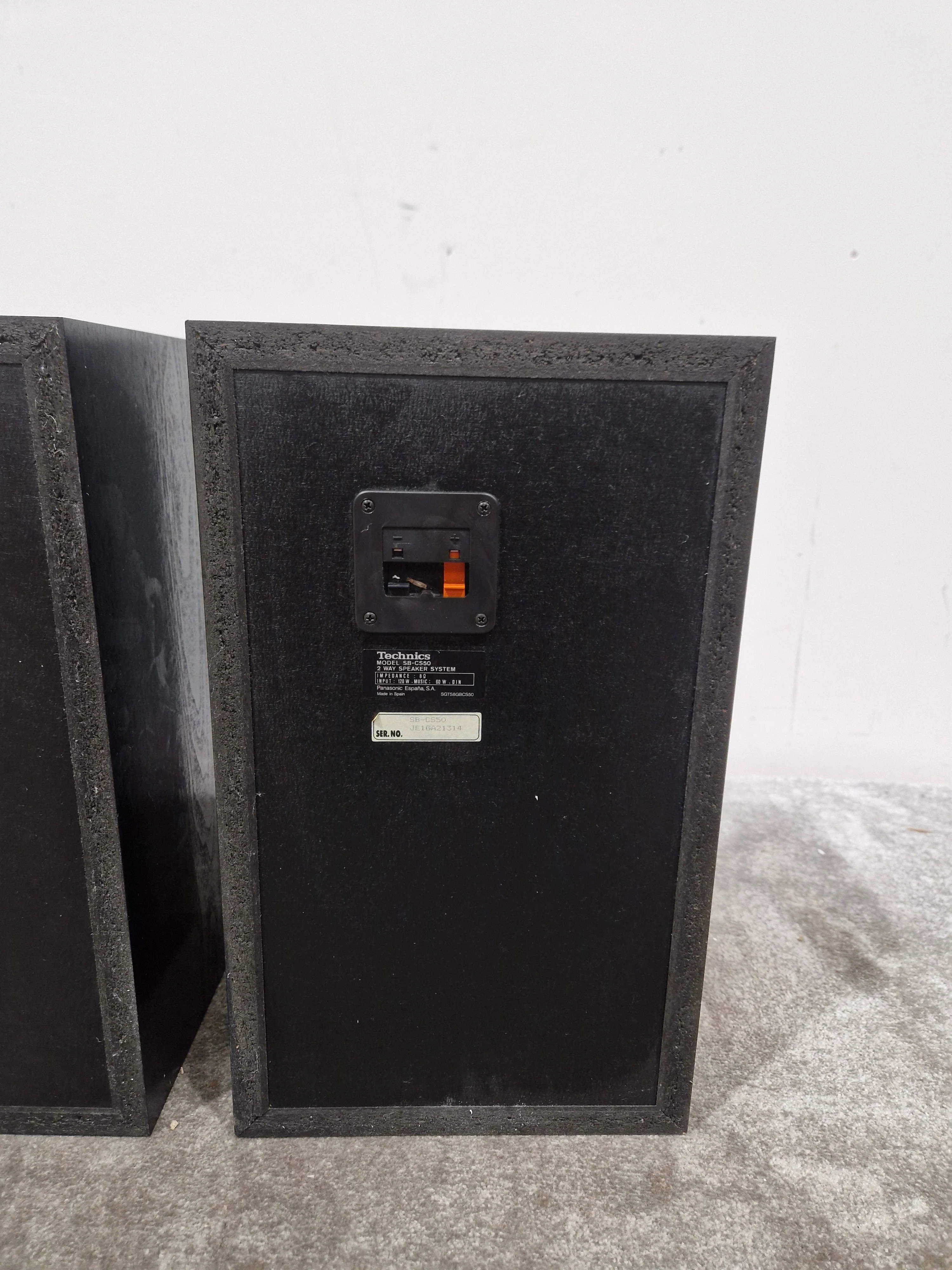 TECHNICS SB-CS50 2-Way Speakers System 120W 8 Ohms – Speaker - Good - Image 12