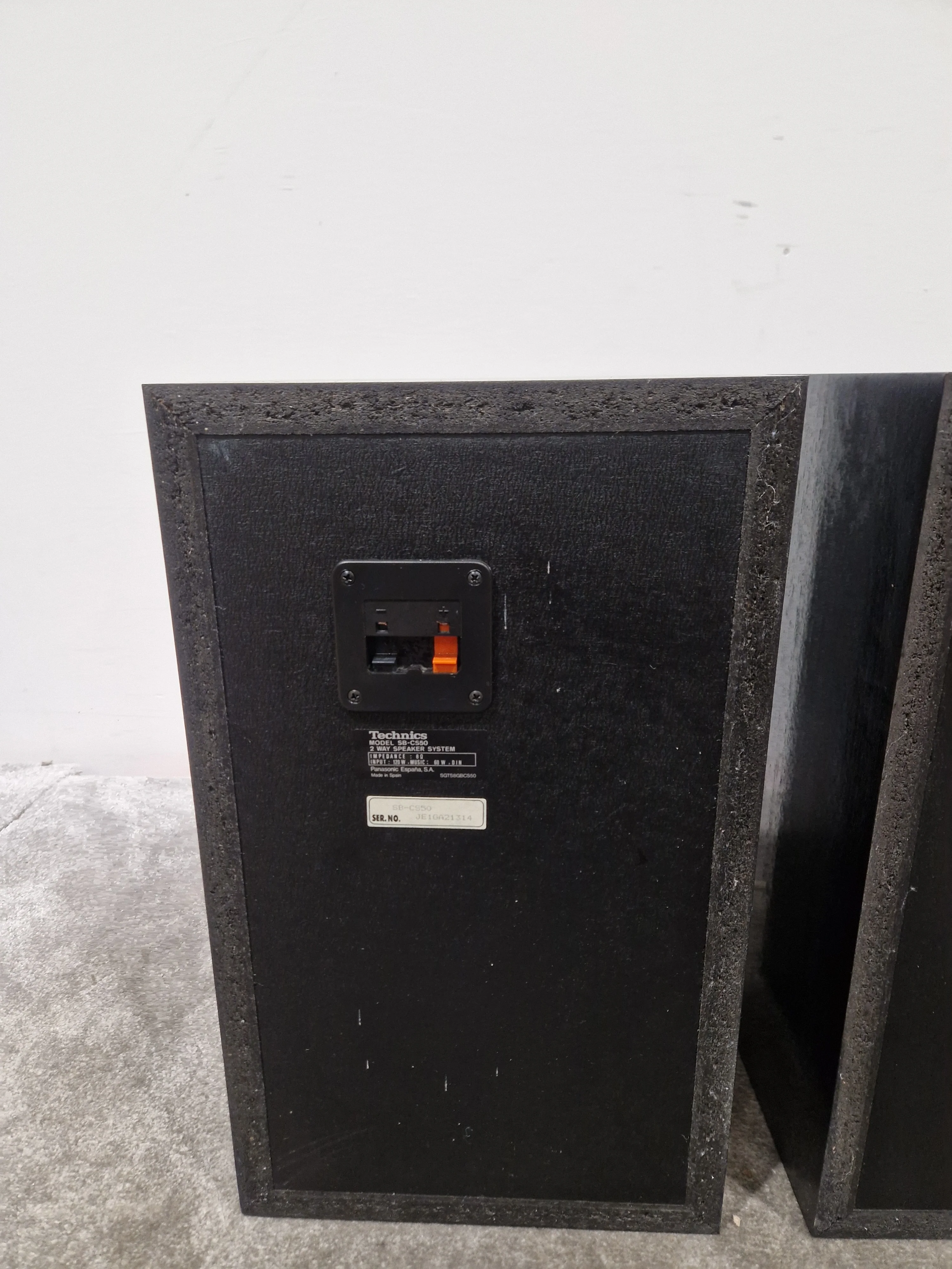 TECHNICS SB-CS50 2-Way Speakers System 120W 8 Ohms – Speaker - Good - Image 13