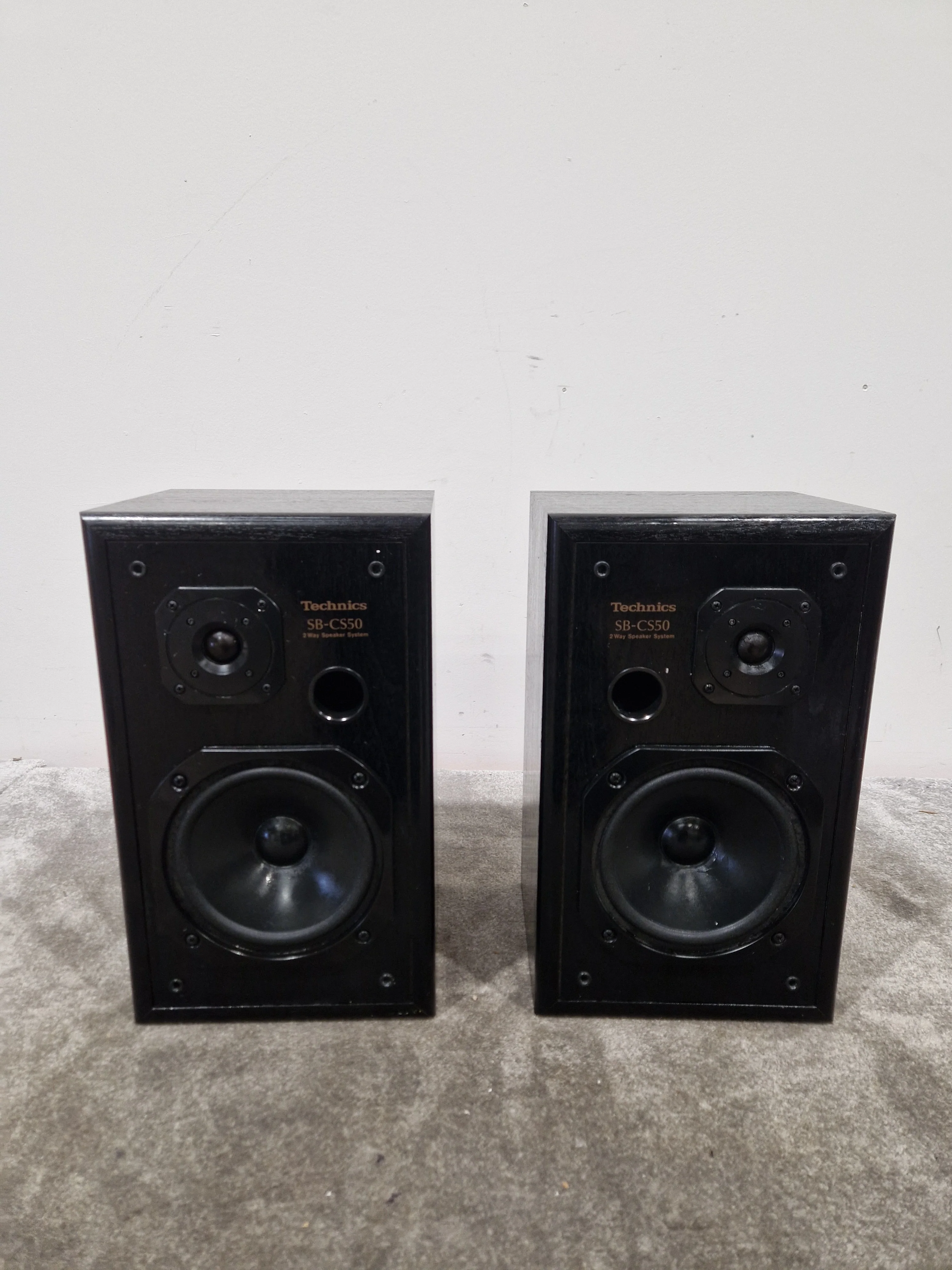TECHNICS SB-CS50 2-Way Speakers System 120W 8 Ohms – Speaker - Good - Image 4