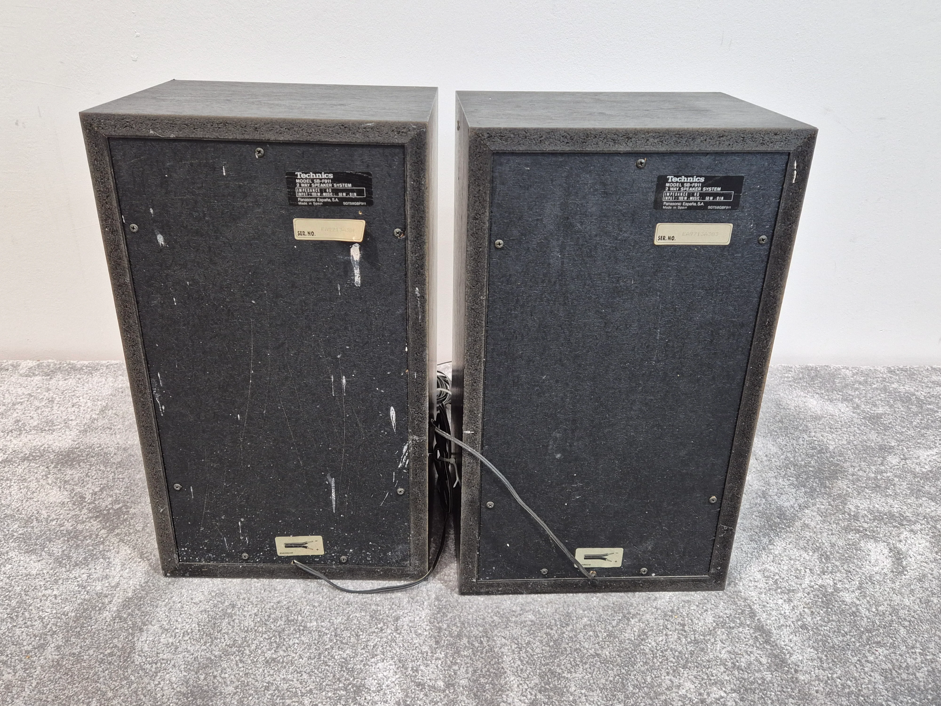 Technics SB F911 - 100 watts, 2-Way Bookshelf Speakers (Pair) - Image 6
