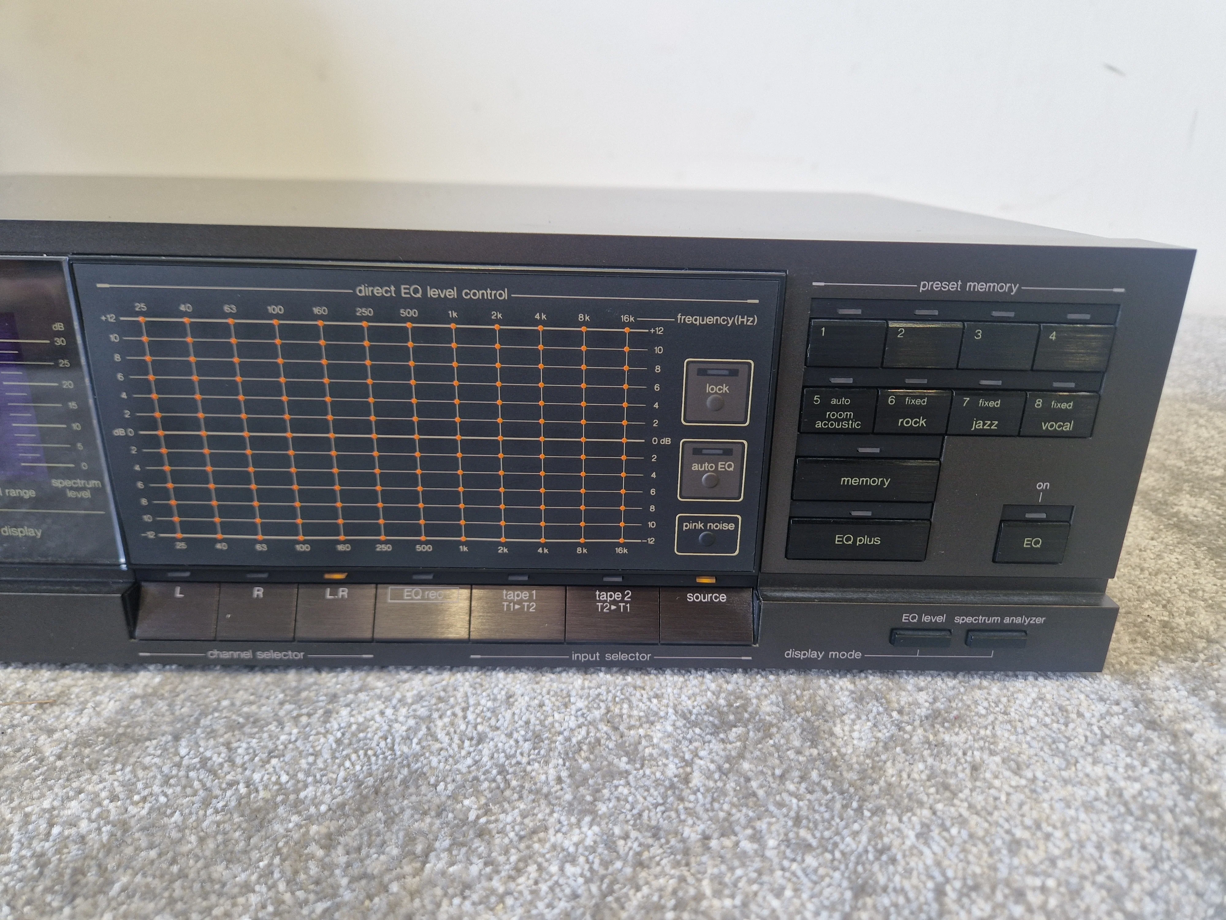 Technics SH-8066 Stereo Graphic Equalizer – 12-Band Analyzer - Very Good - Image 4