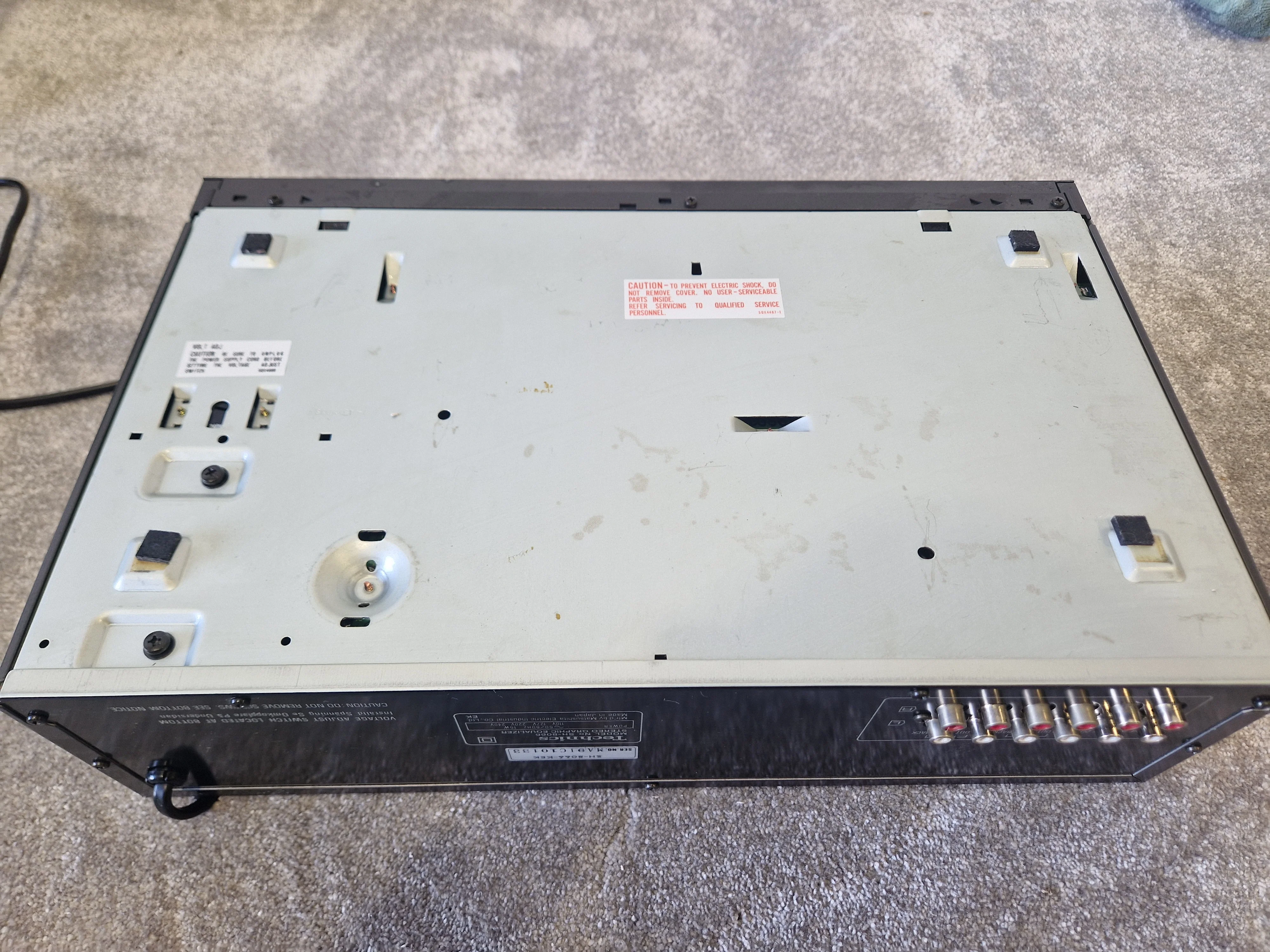 Technics SH-8066 Stereo Graphic Equalizer – 12-Band Analyzer - Very Good - Image 8
