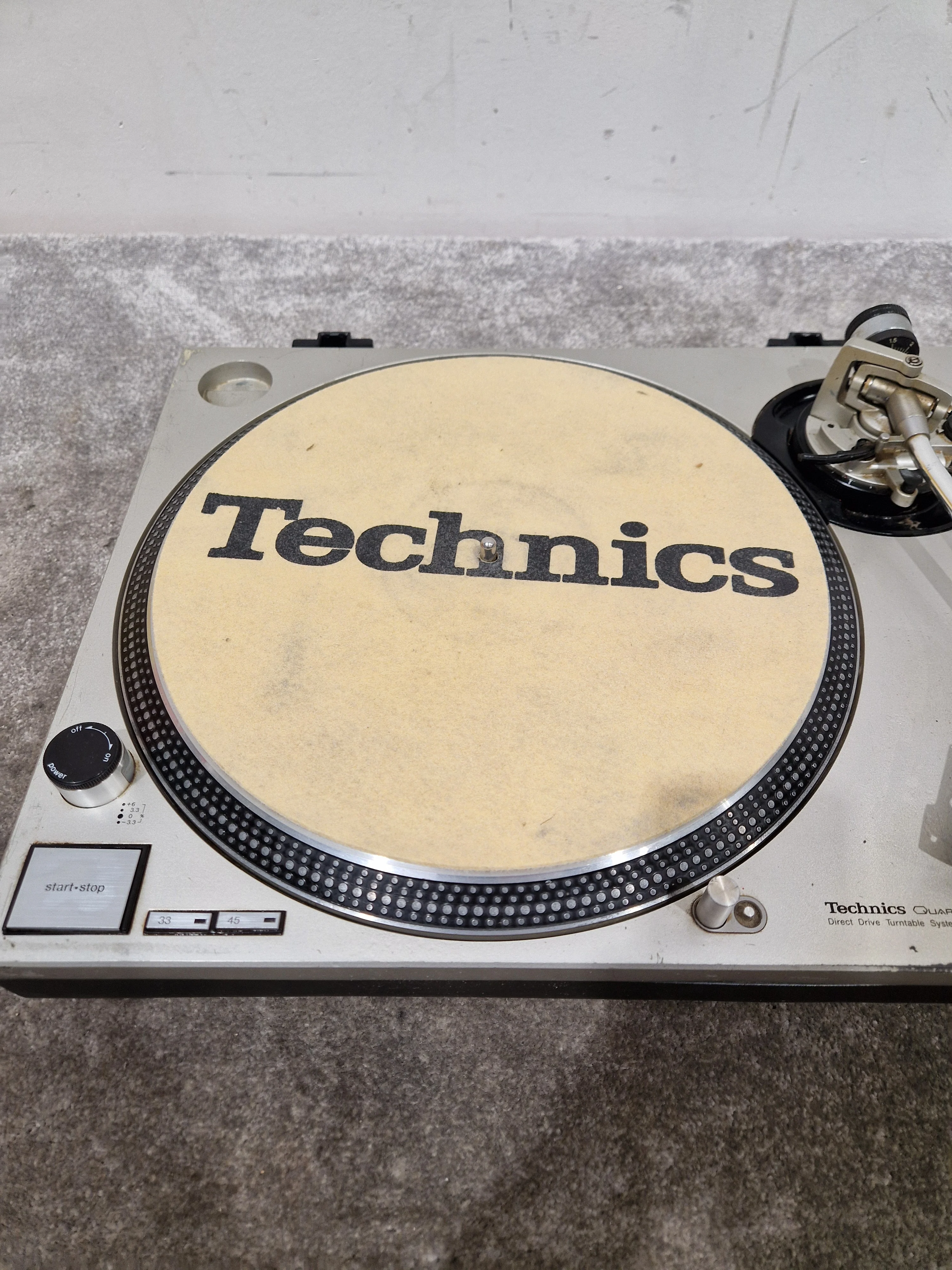 Technics SL-1200 MK2-A - Direct Drive Turntable - Good w/ Power Supply - Image 11