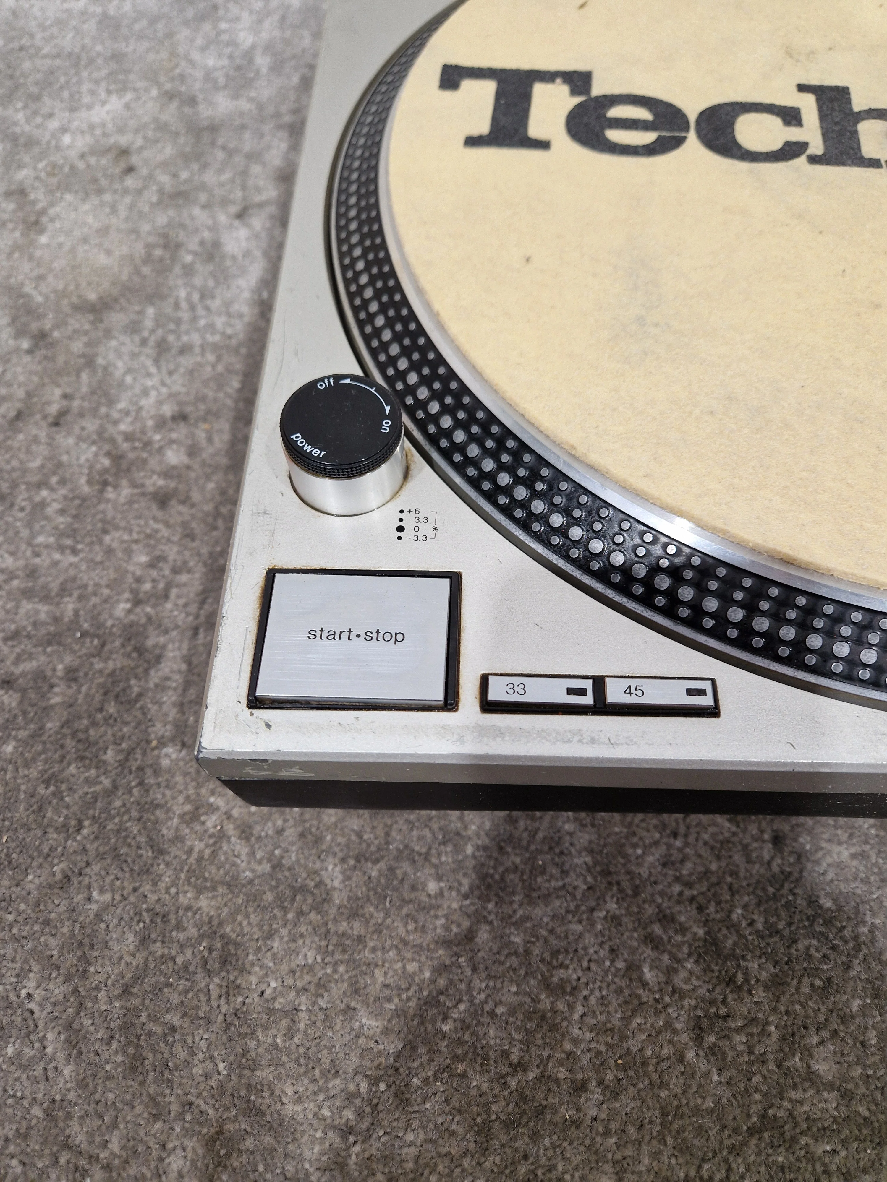Technics SL-1200 MK2-A - Direct Drive Turntable - Good w/ Power Supply - Image 12