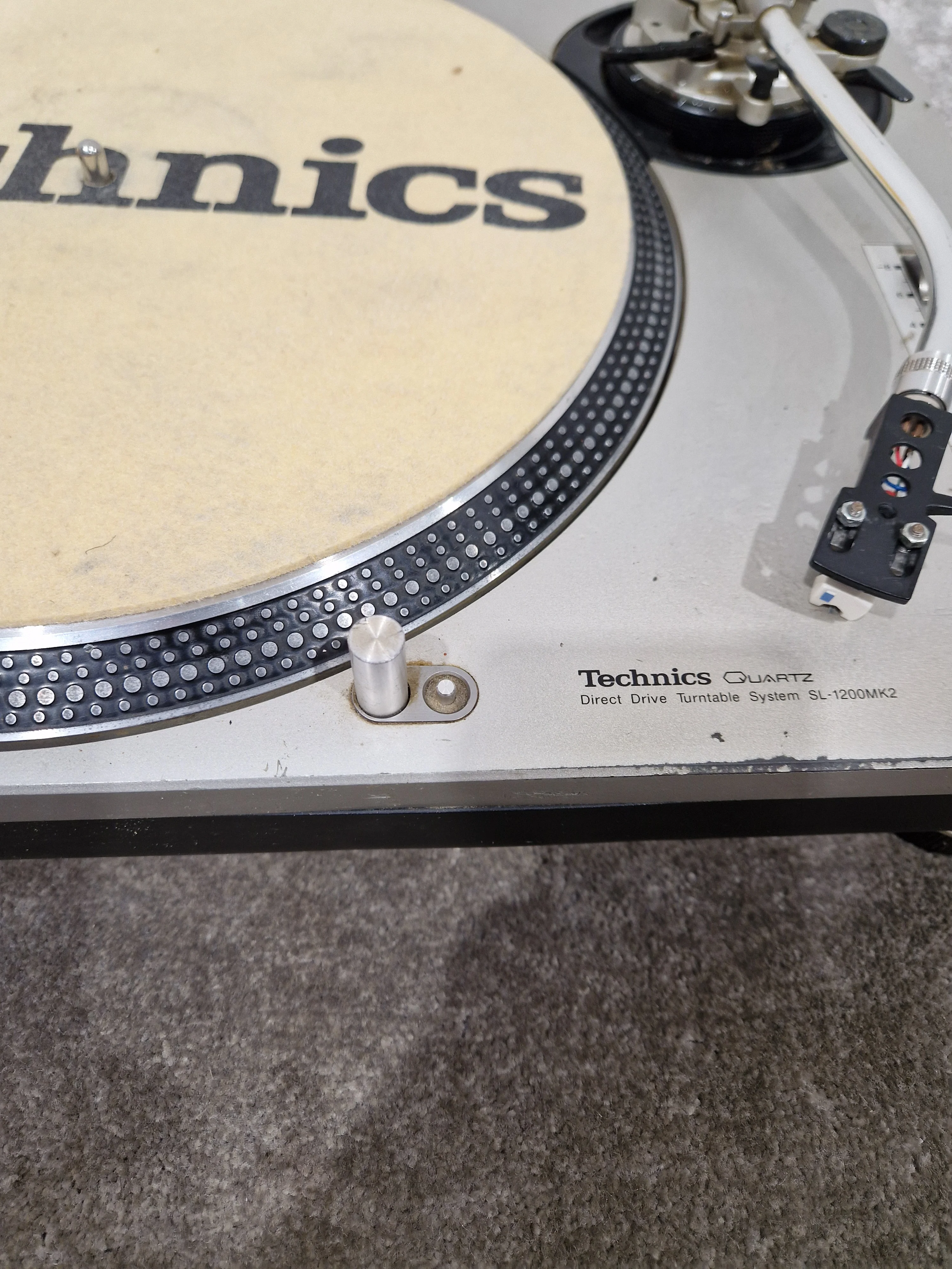 Technics SL-1200 MK2-A - Direct Drive Turntable - Good w/ Power Supply - Image 13