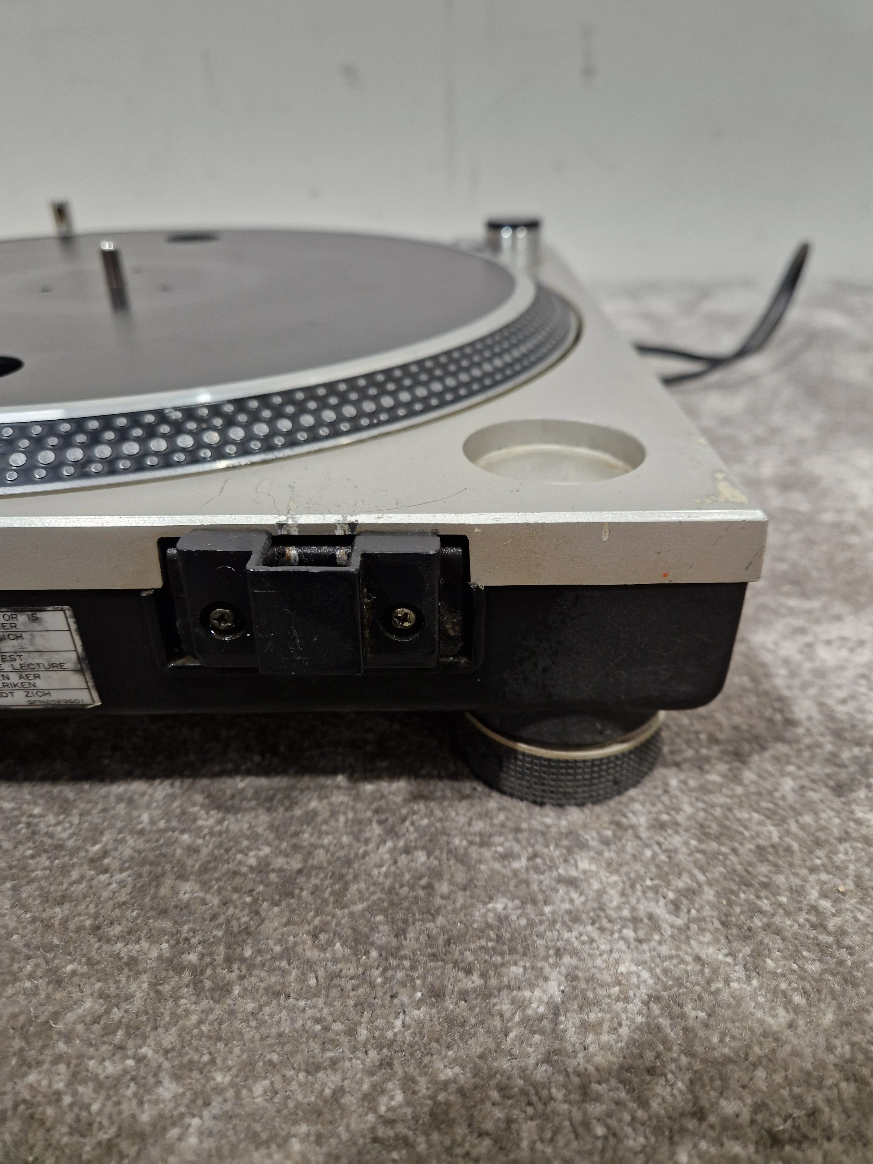 Technics SL-1200 MK2-A - Direct Drive Turntable - Good w/ Power Supply - Image 7