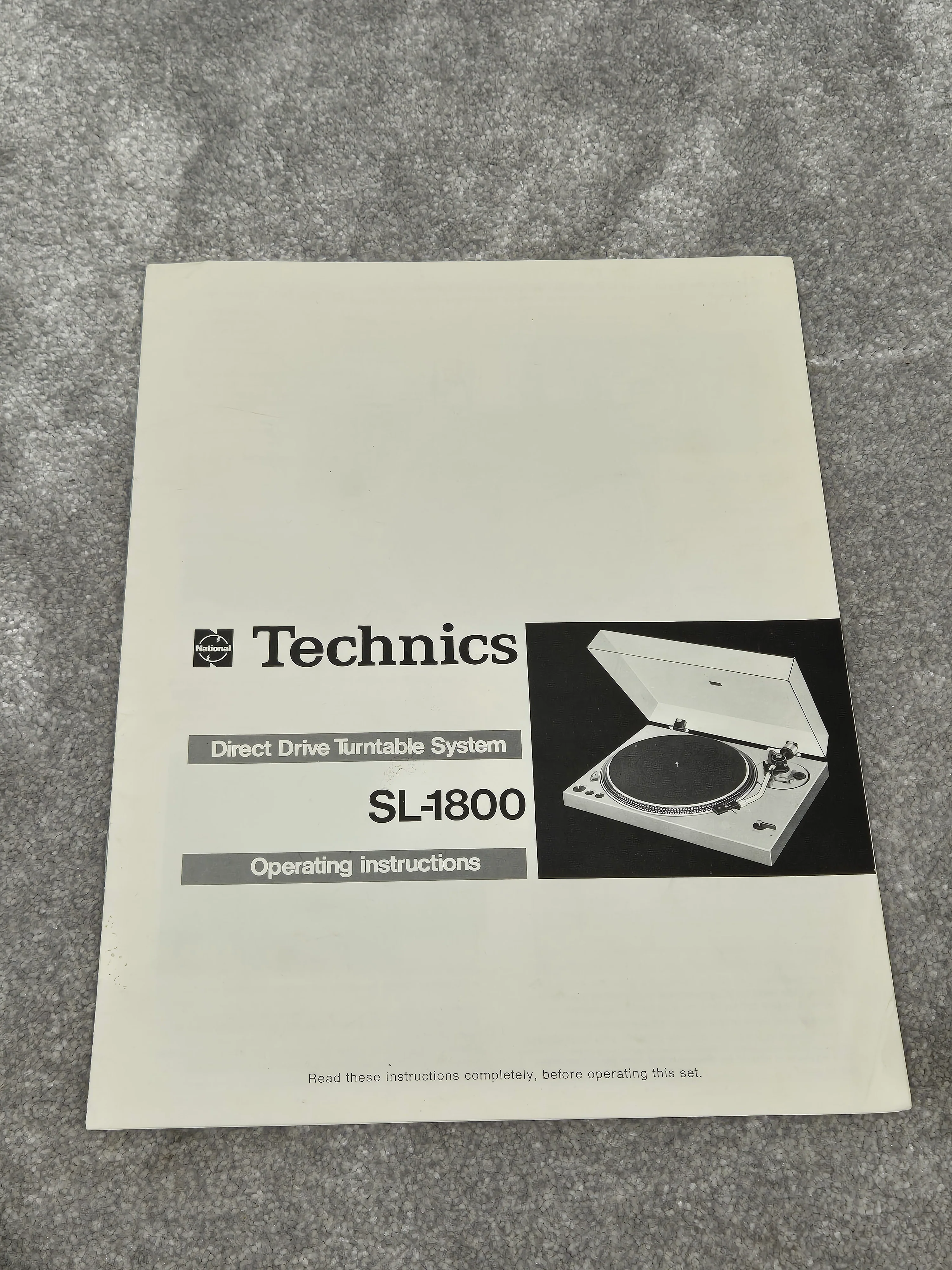 Technics SL 1800 - Direct-Drive Turntable - Image 14