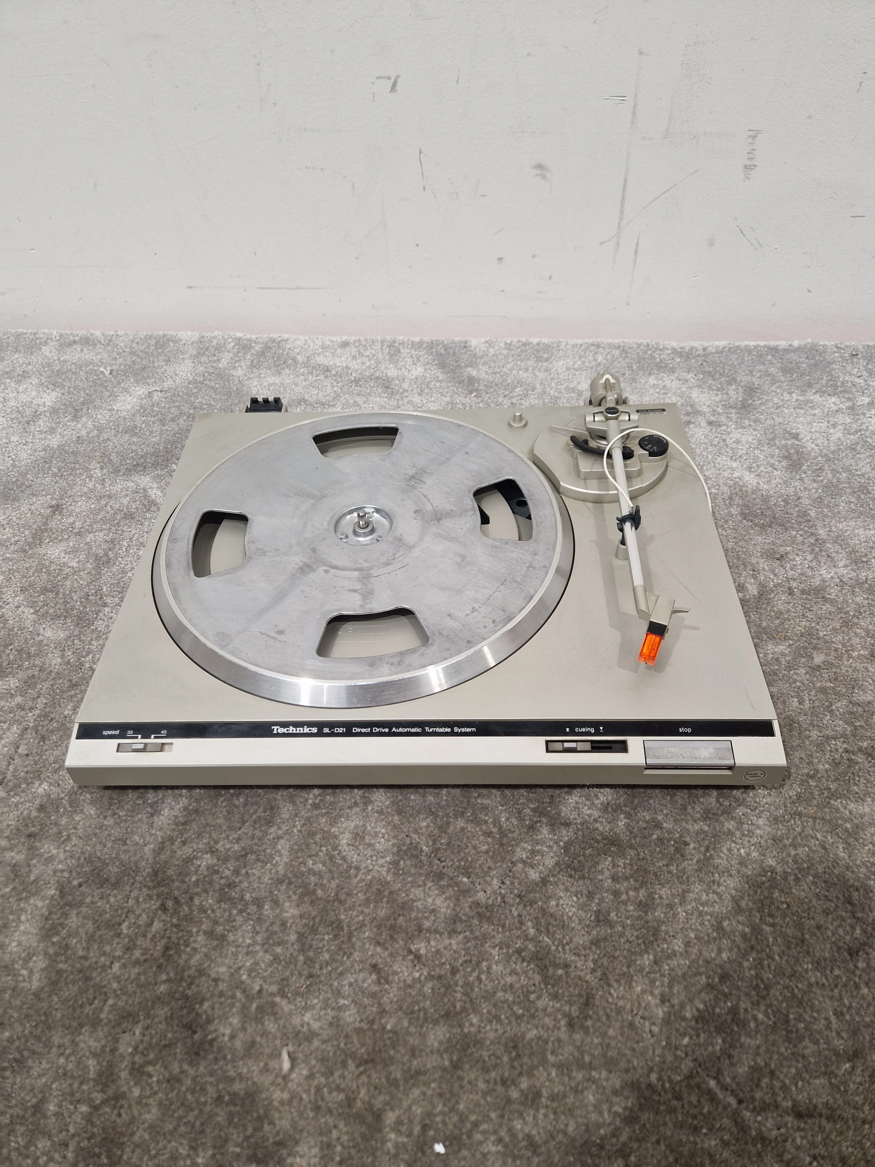 Technics SL-D21 - Vintage Direct Drive Turntable - Very Good w/ New Stylus Installed - Image 7