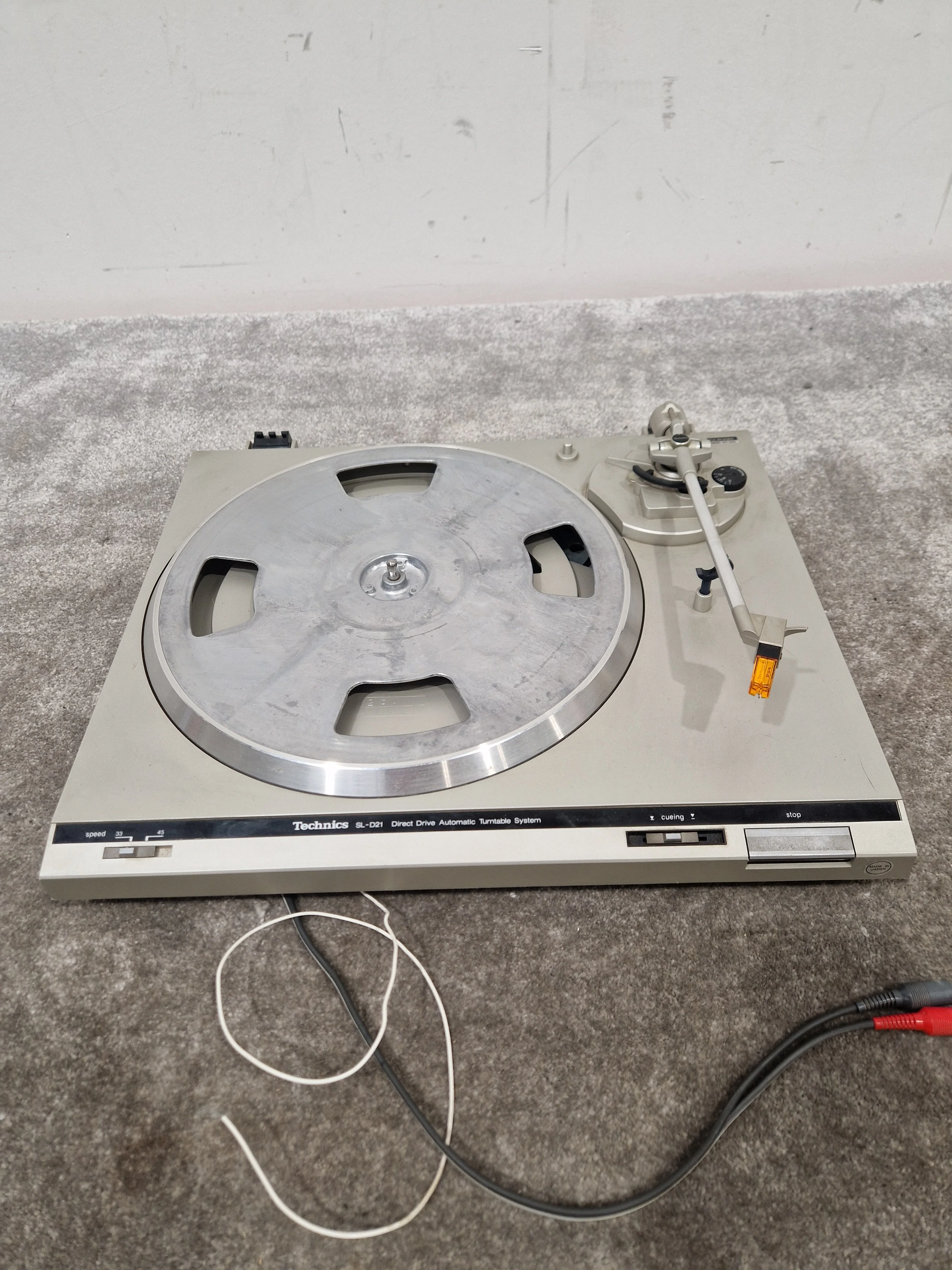 Technics Sl-d21 Turntable - Direct Drive, Quartz-Locked - Very Good w/ Manuals - Image 5