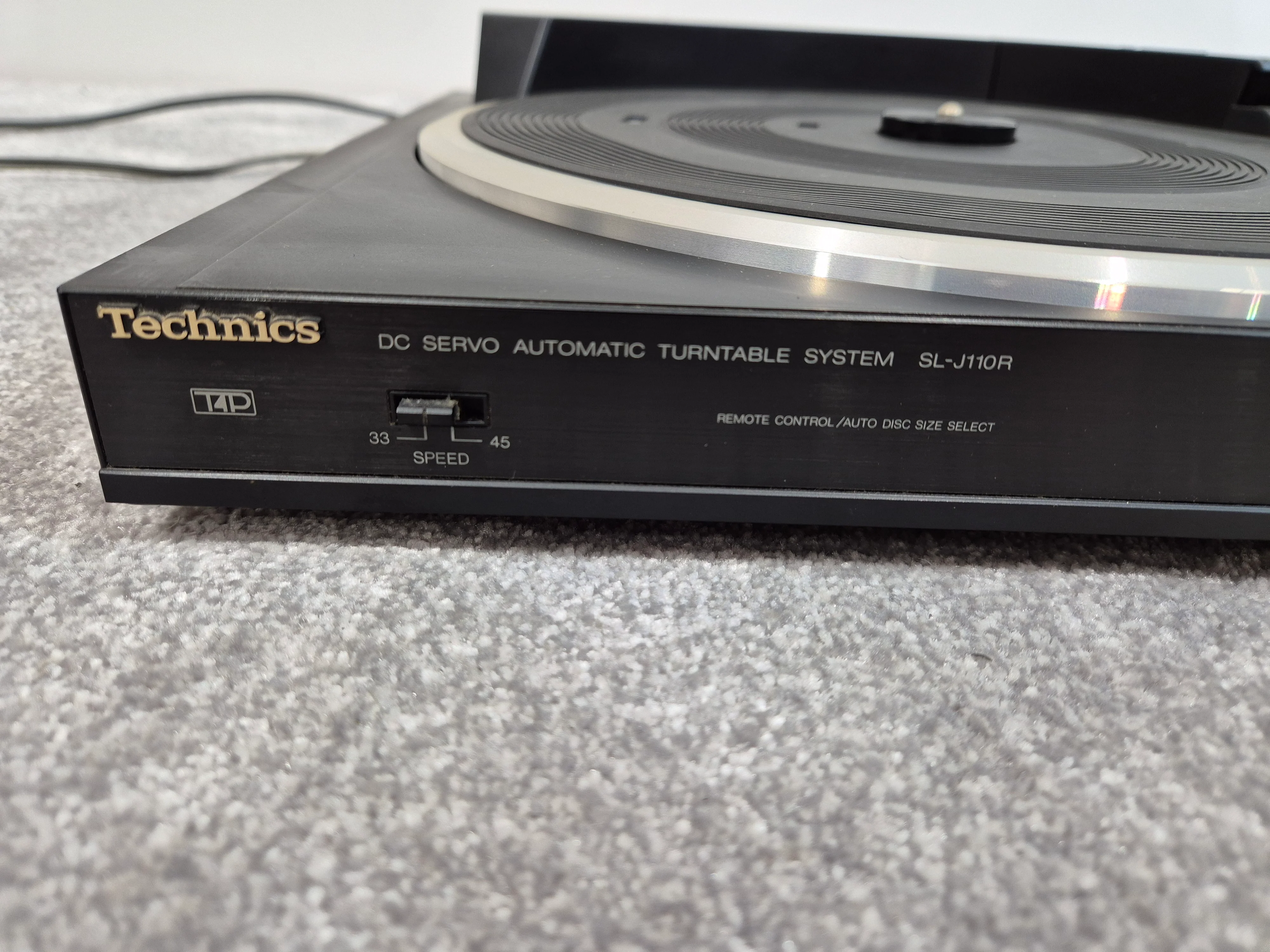 Technics SL-J110R - DC Servo Full-Auto Belt Drive Turntable (Read Description) - Image 3
