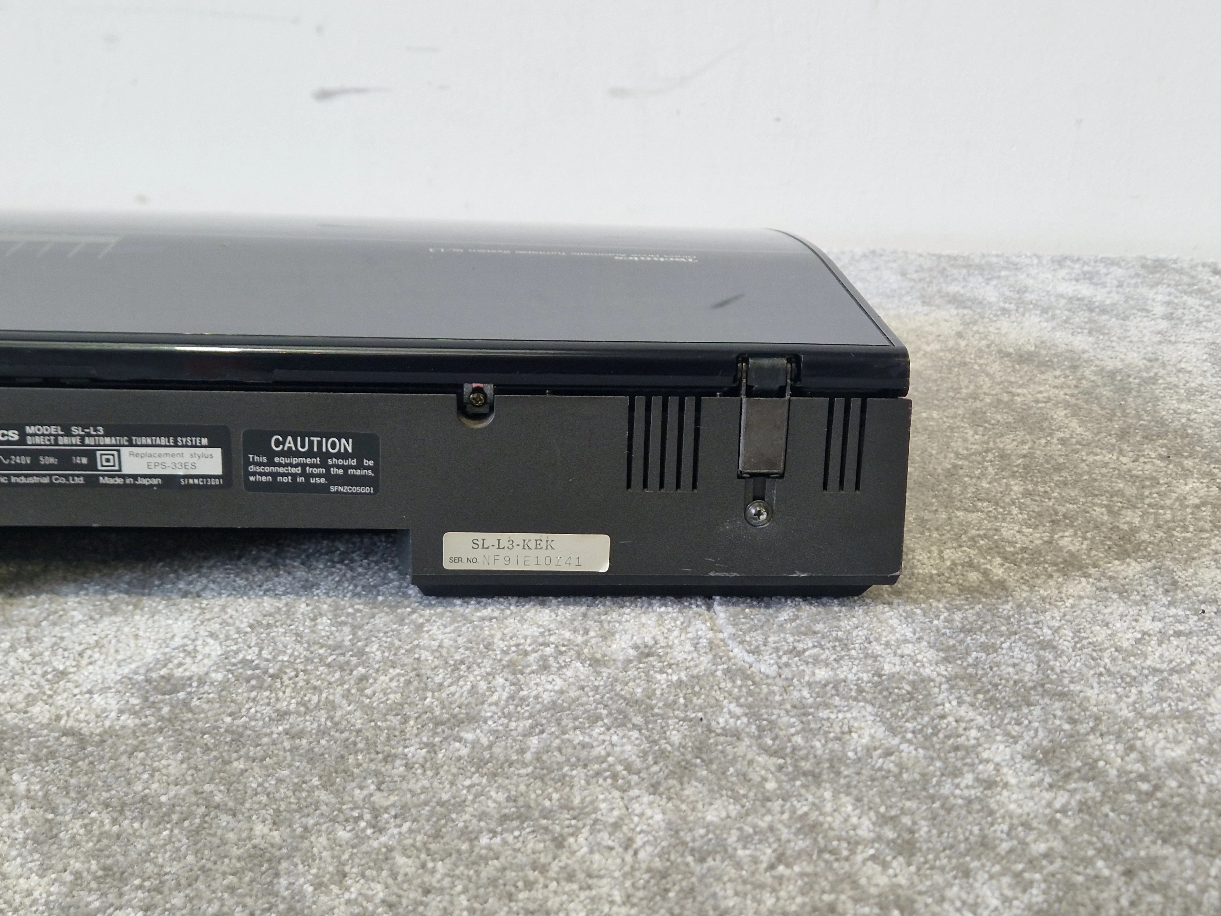 Technics SL-L3 Linear Tracking Turntable – Quartz Direct Drive, Fully Automatic - Excellent - Image 9
