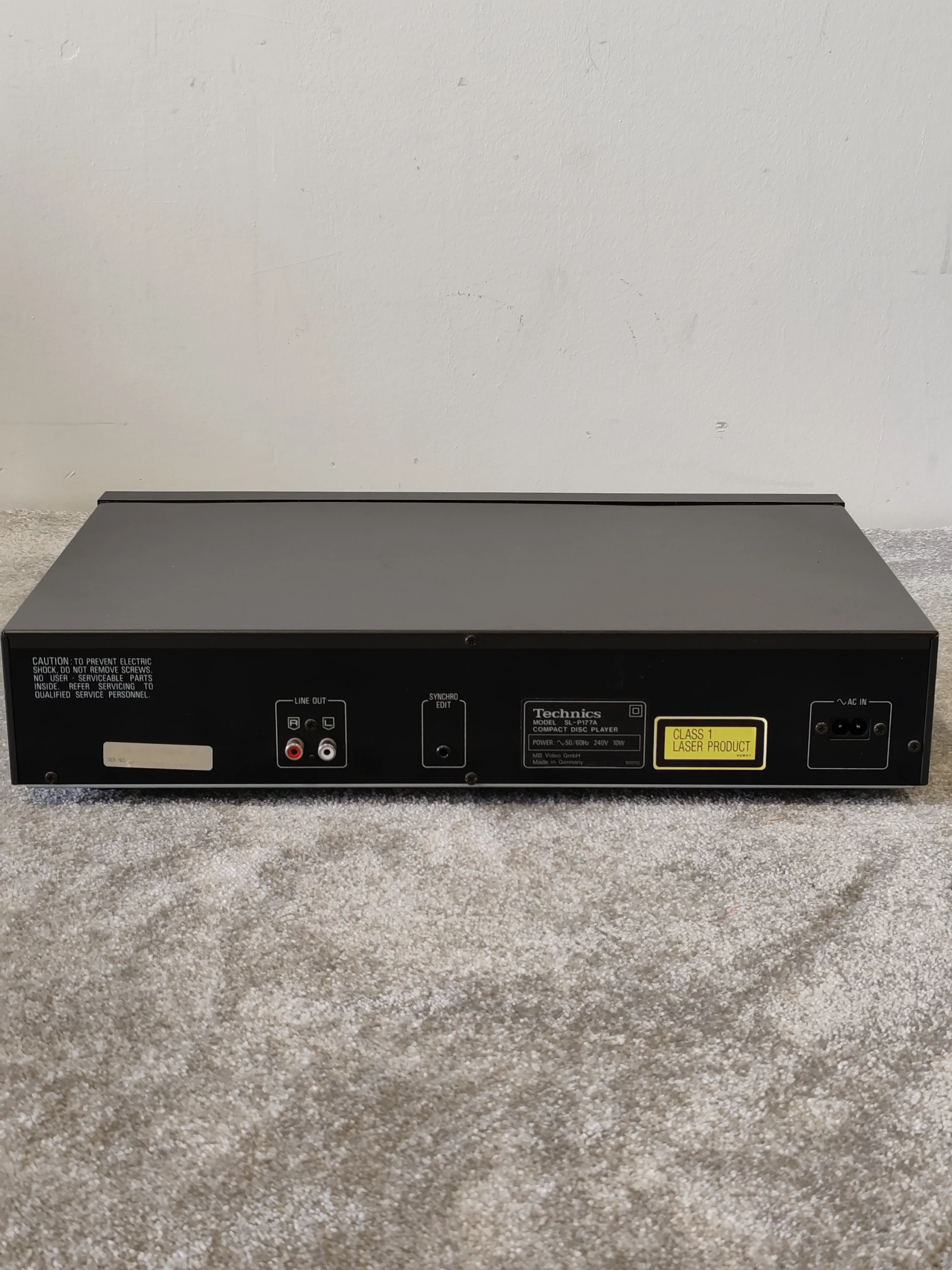 Technics SL-P177A CD Player – Very Good Condition - Image 2