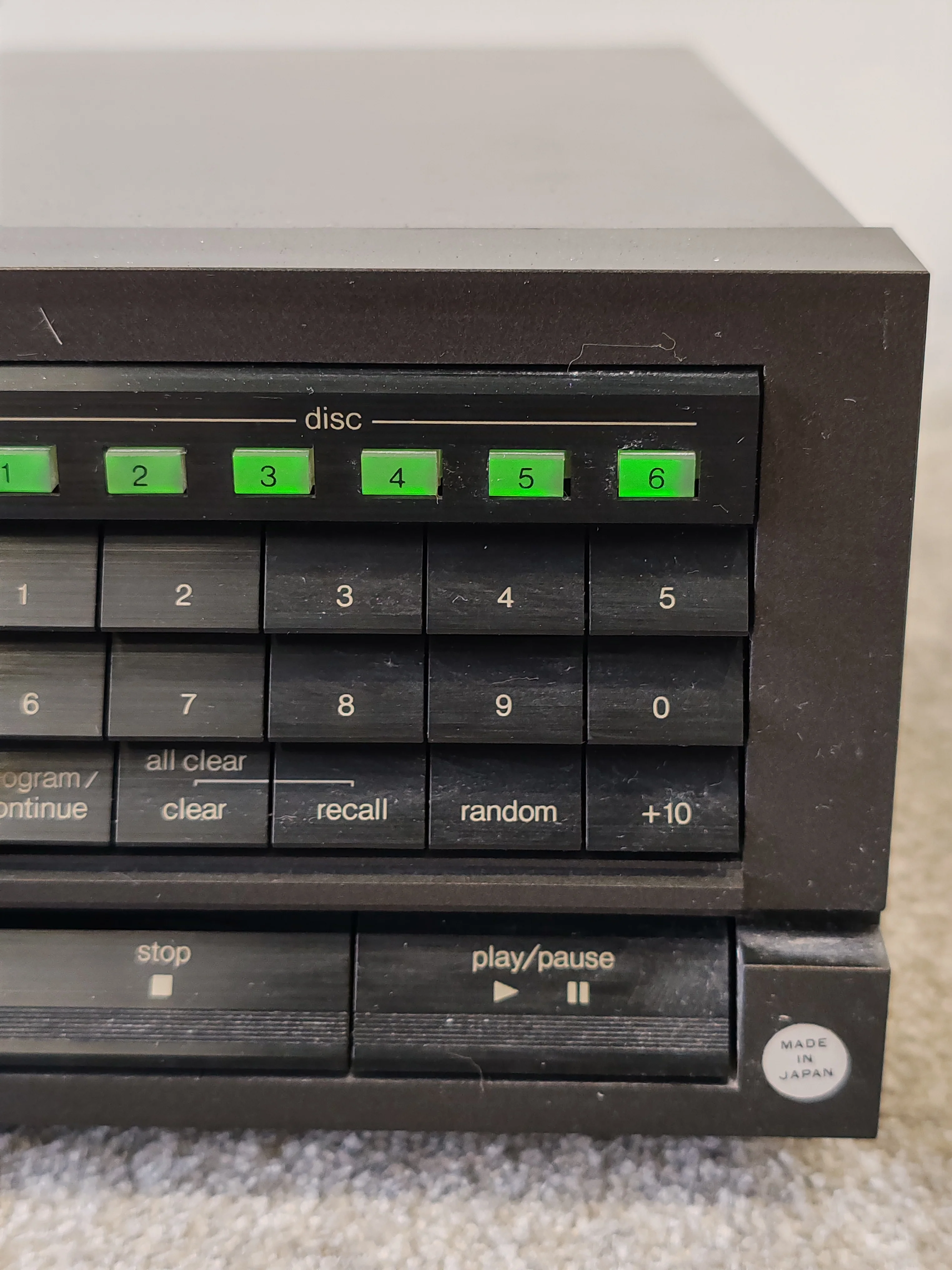 Technics SL-P600C Multi CD Player – Spares or Repair – Missing Disc Changer - Image 2