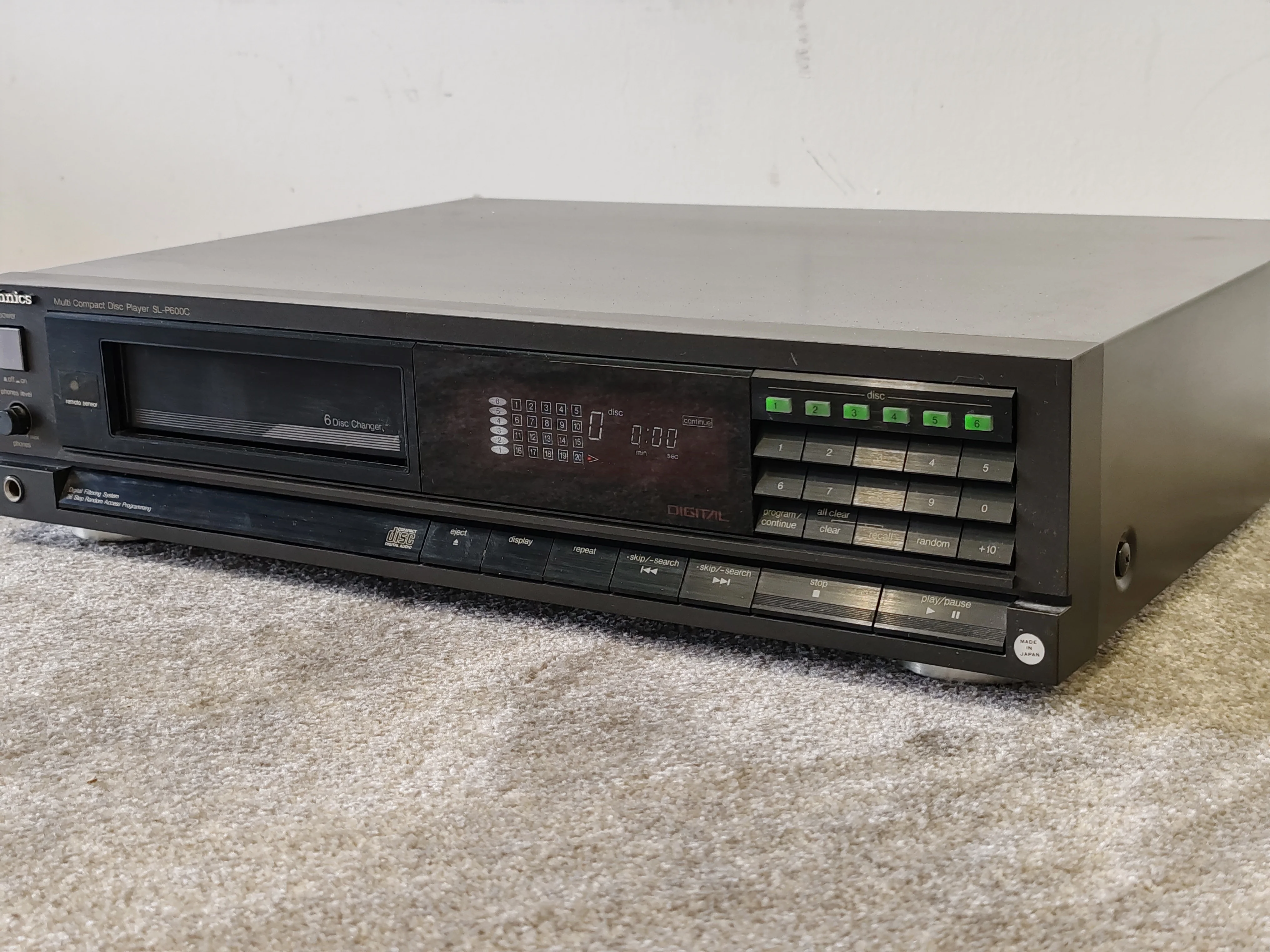 Technics SL-P600C Multi CD Player – Spares or Repair – Missing Disc Changer - Image 5