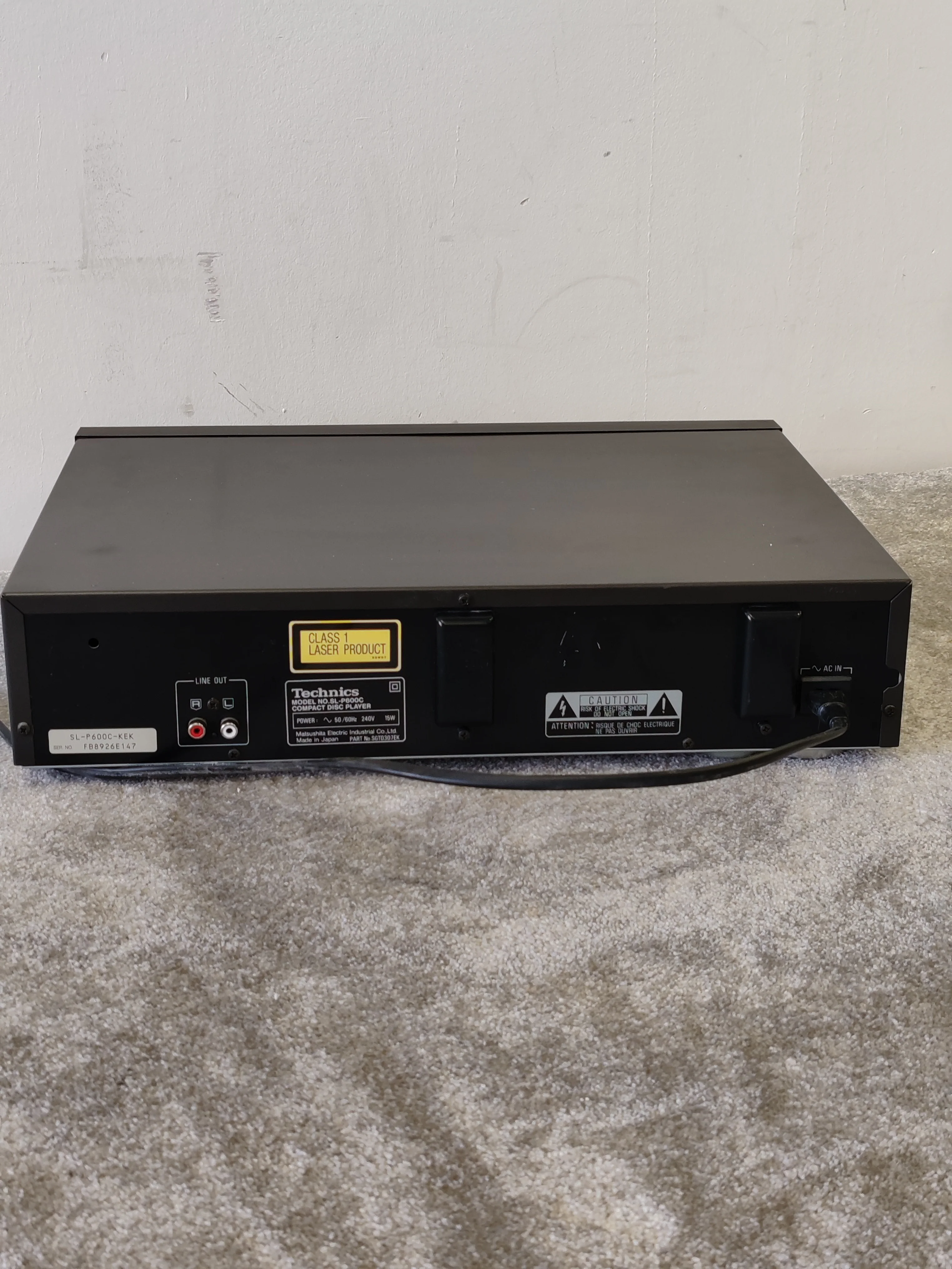 Technics SL-P600C Multi CD Player – Spares or Repair – Missing Disc Changer - Image 8