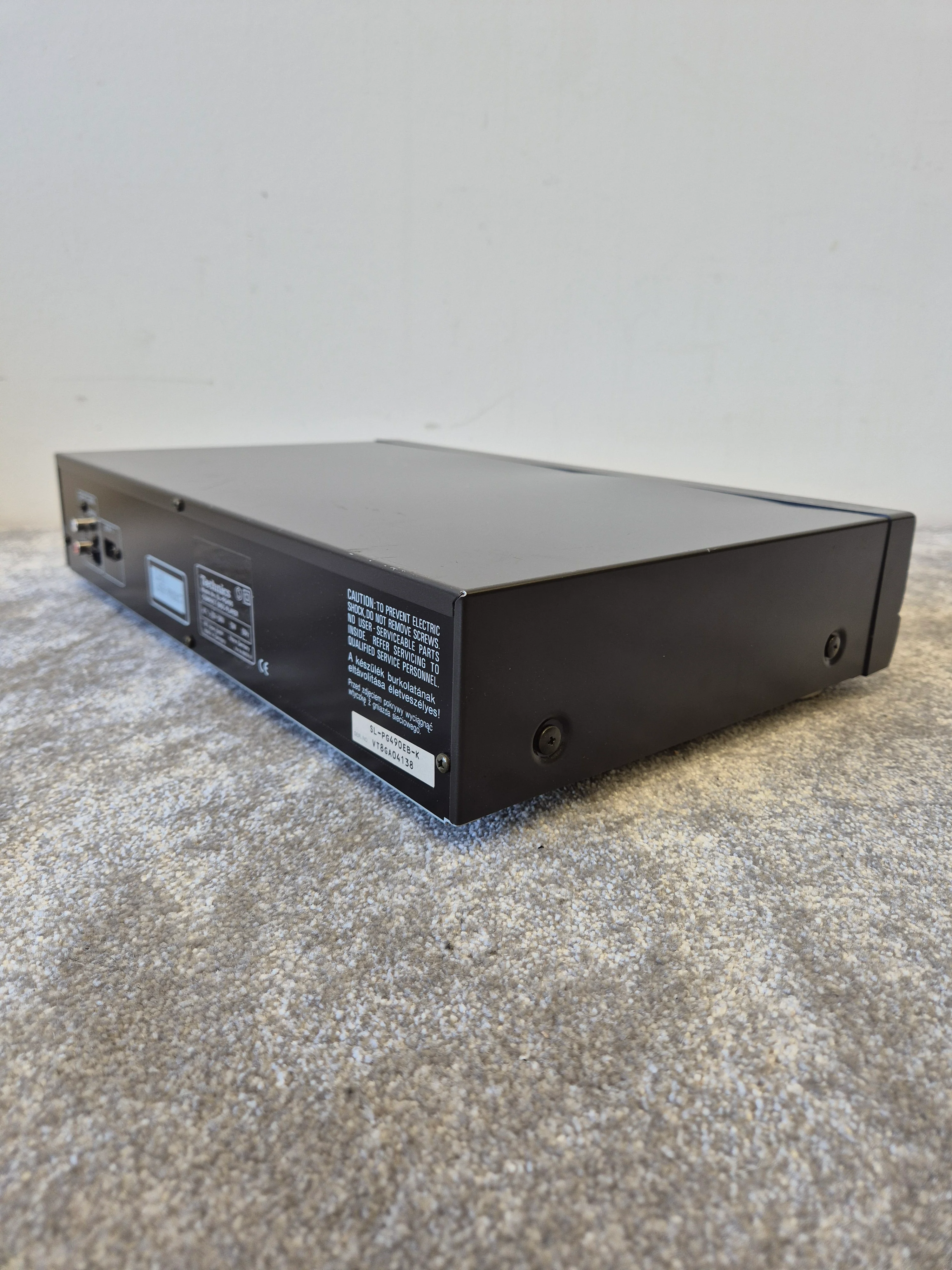 Technics SL-PG490 - Stereo Hi-Fi CD Player - Black - Image 6