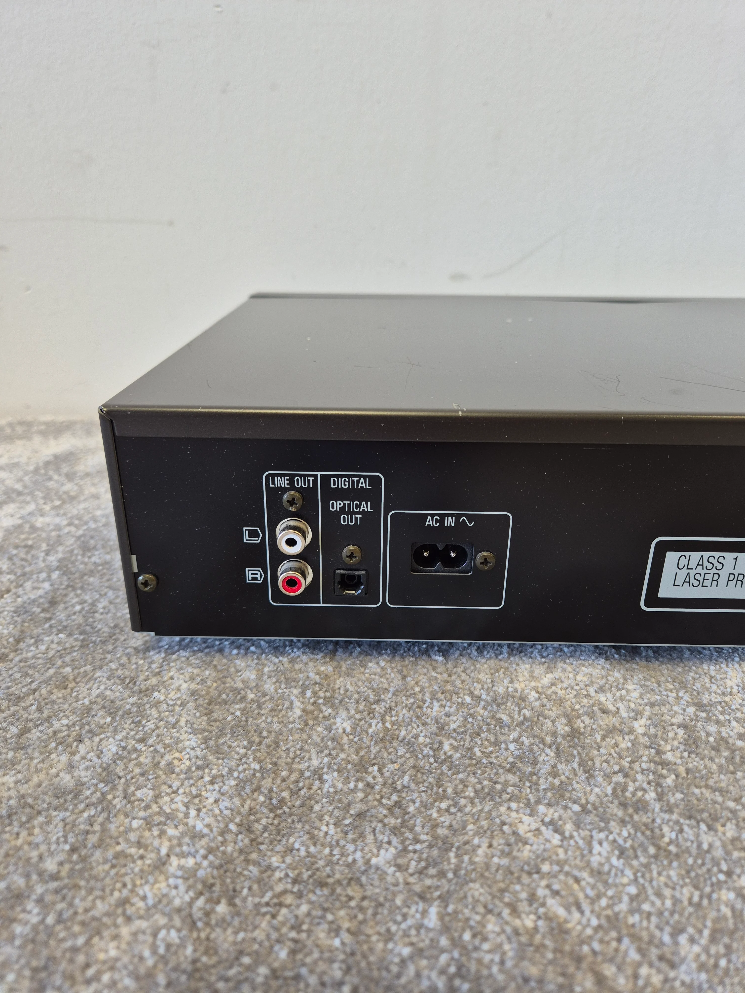 Technics SL-PG490 - Stereo Hi-Fi CD Player - Black - Image 8