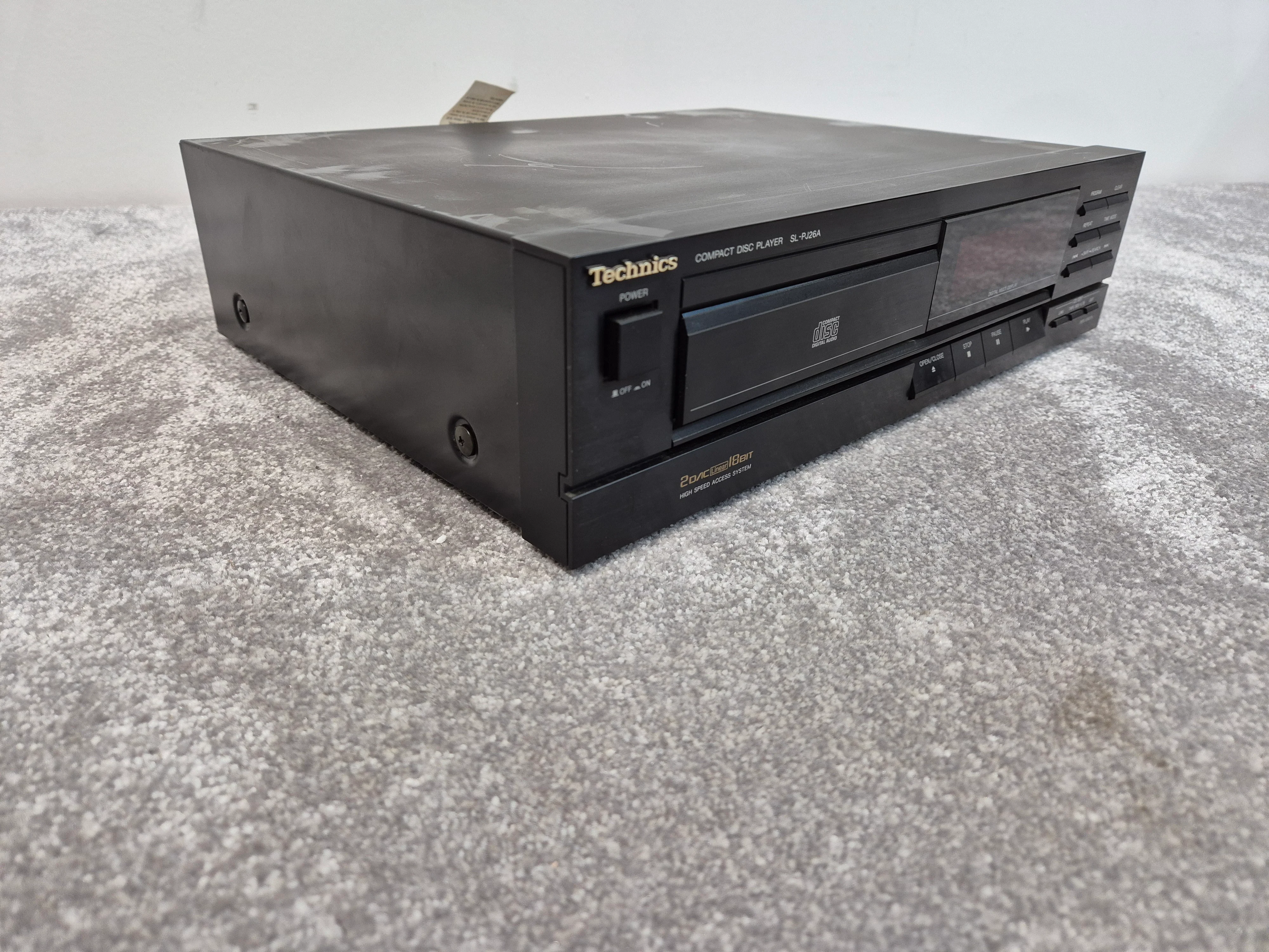 Technics SL-PJ26A CD Player - Compact Audio CD Player - Black - Image 2